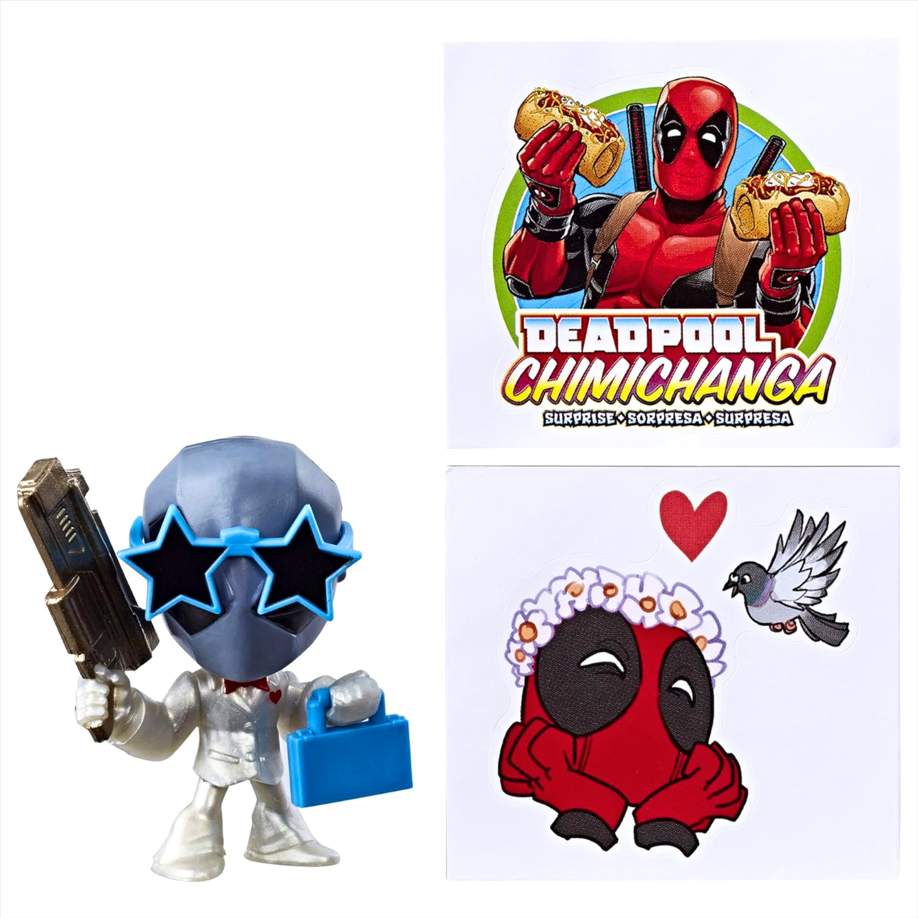 Marvel Deadpool Chimichanga Mystery Toy Figure Blind Bags - Single Pack - Toptoys2u