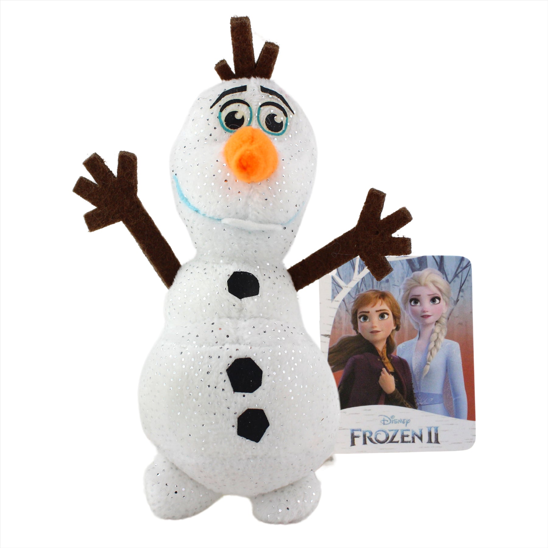 Frozen 2 - 5" Soft Plush Toy - Set Of All 4 - Anna, Elsa, Sven, & Olaf - Toptoys2u
