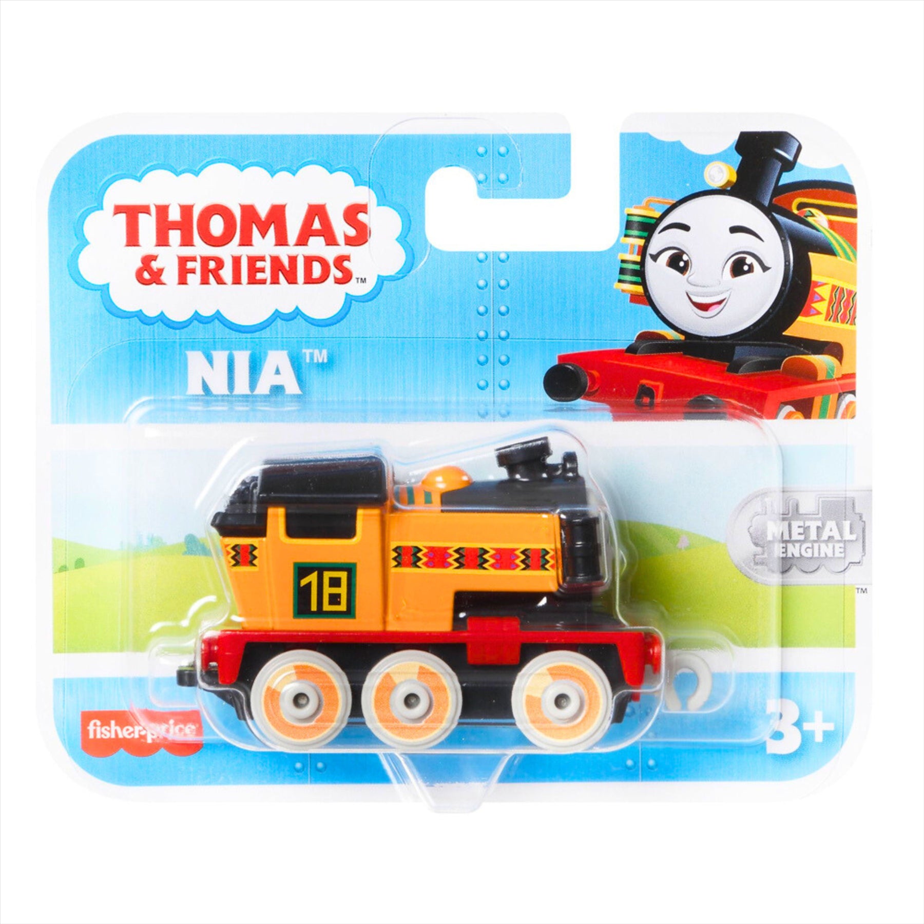 Thomas and Friends Rescue Center Playset, Diecast Thomas Keyring, Nia Diecast Metal Engine Figure, and Thomas 12cm Pillow - Toptoys2u