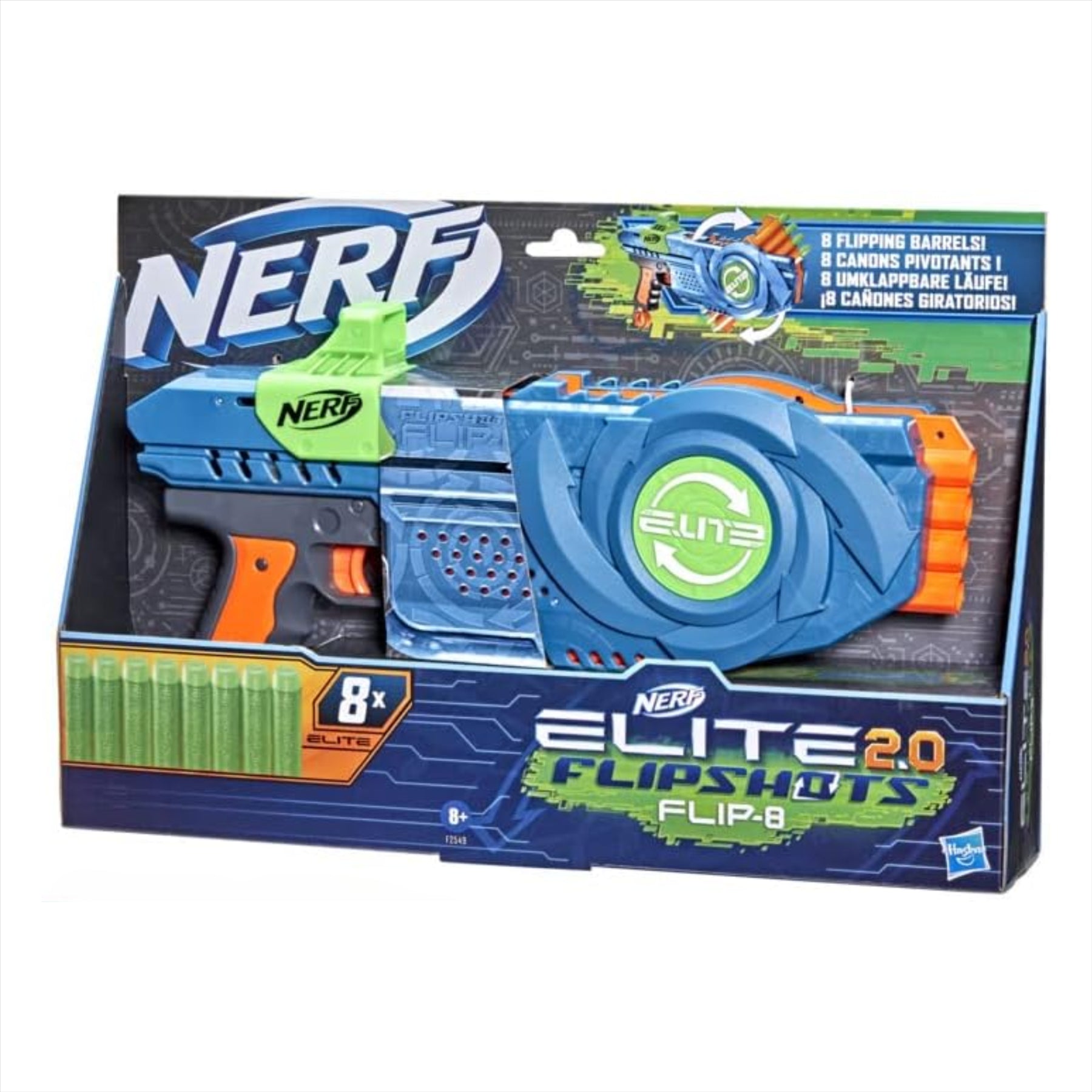 Nerf Elite 2.0 Flipshots Flip-8 Blaster - Toptoys2u