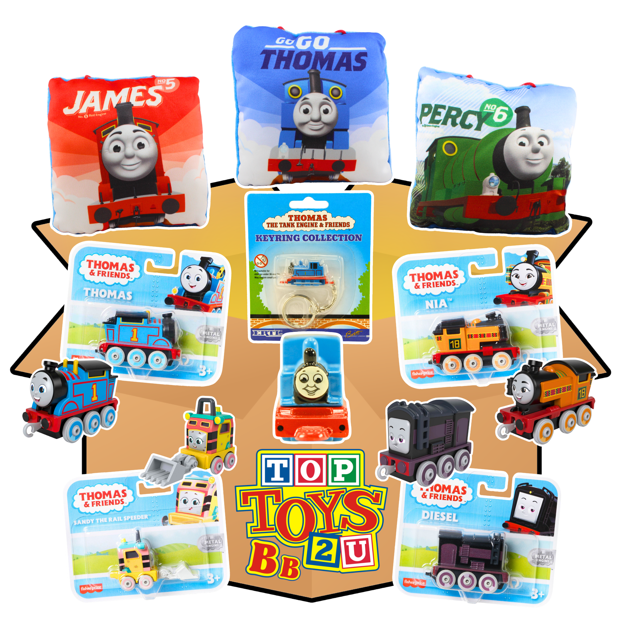 Toptoys2u Thomas & Friends Prebuilt Bargain Bundles - Toptoys2u