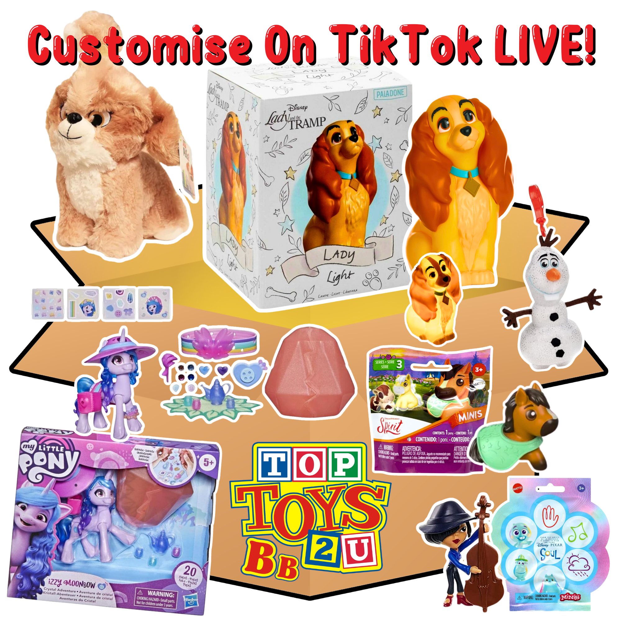 Customisable Bargain Bundle - Boys or Girls Toys 4-8 Yrs - Customise on TikTok Live! - Toptoys2u