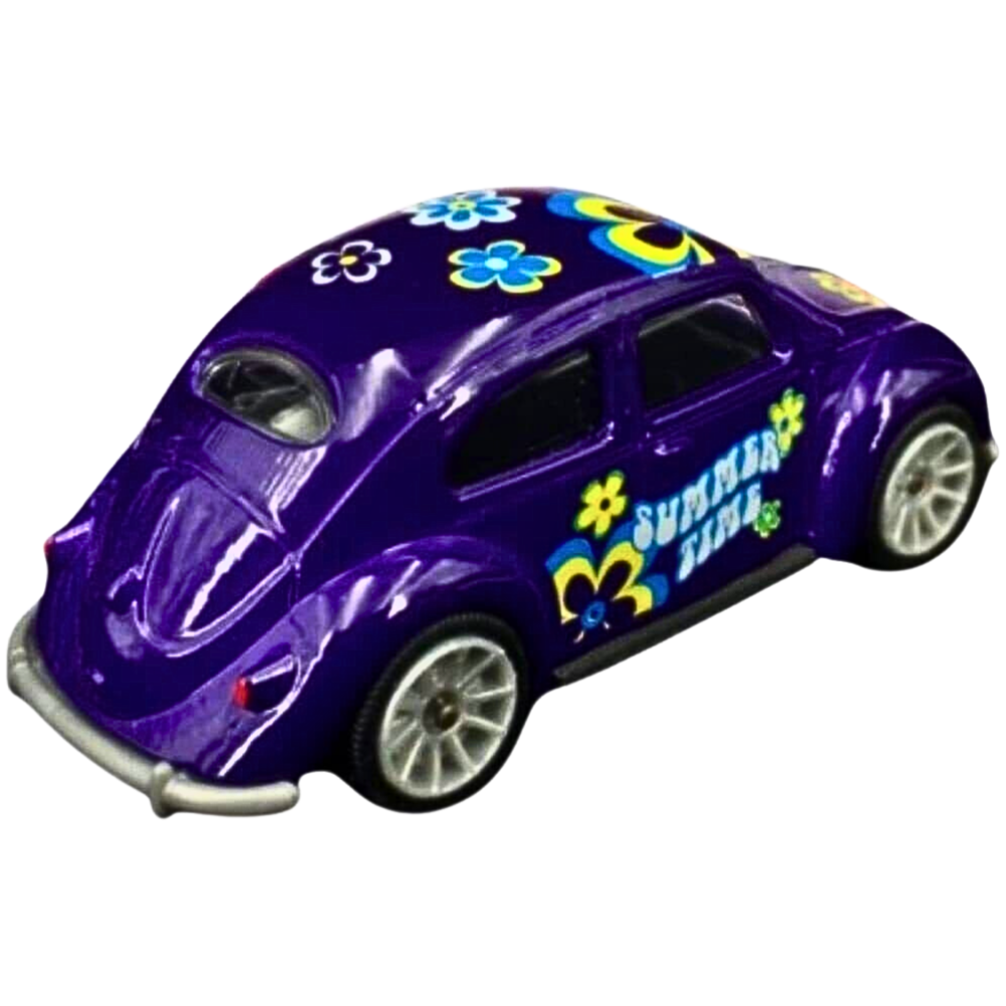 Majorette VW Beetle "Summer Time" Floral Design 1:59 Scale Diecast Model Car - Toptoys2u