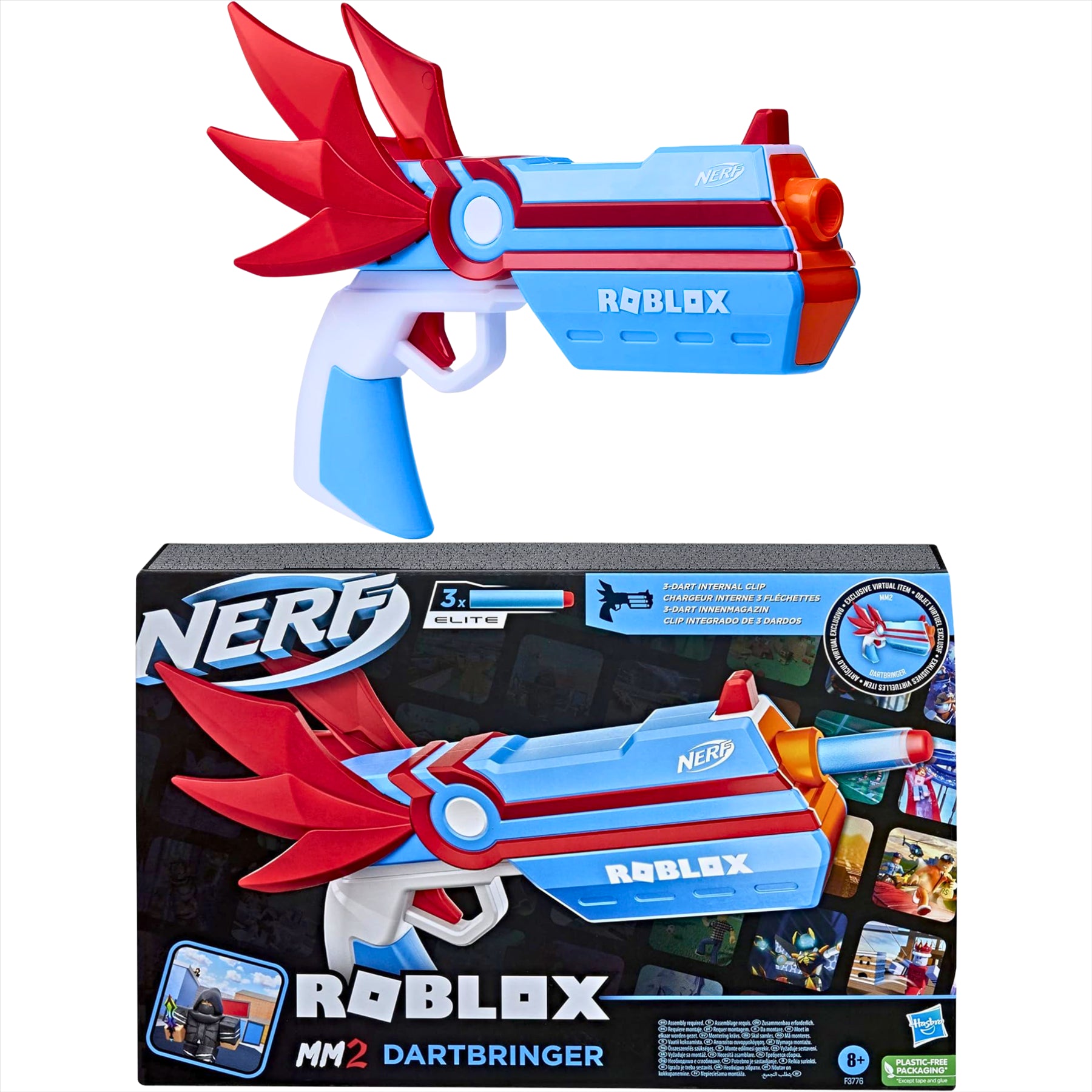 Nerf - Roblox MM2 Dartbringer - Twin Pack with Exclusive Code - Toptoys2u