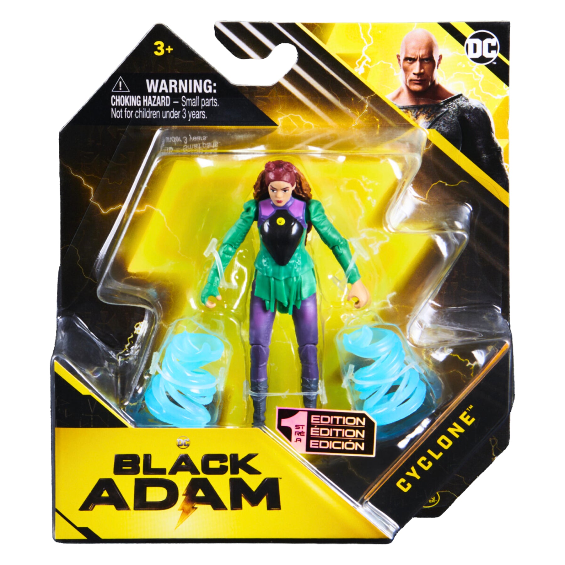 DC Comics Black Adam Movie Collectible Cyclone 10cm Articulated Action Figure with Accessories - Toptoys2u