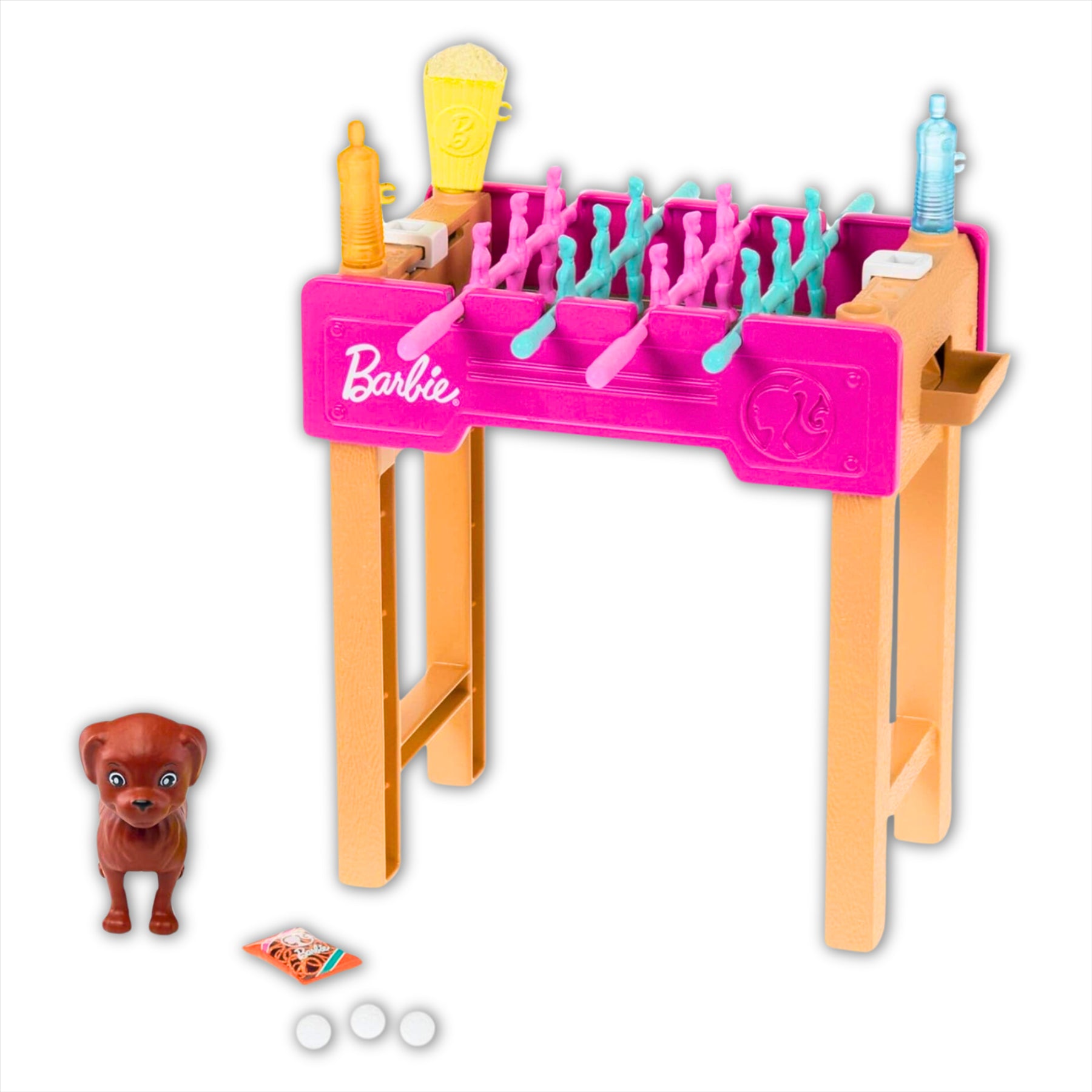 Barbie Ultimate Collectors Playset and Accessory Set - 6 Piece Set Including Functional Foosball Table and Barbie Corvette - Toptoys2u