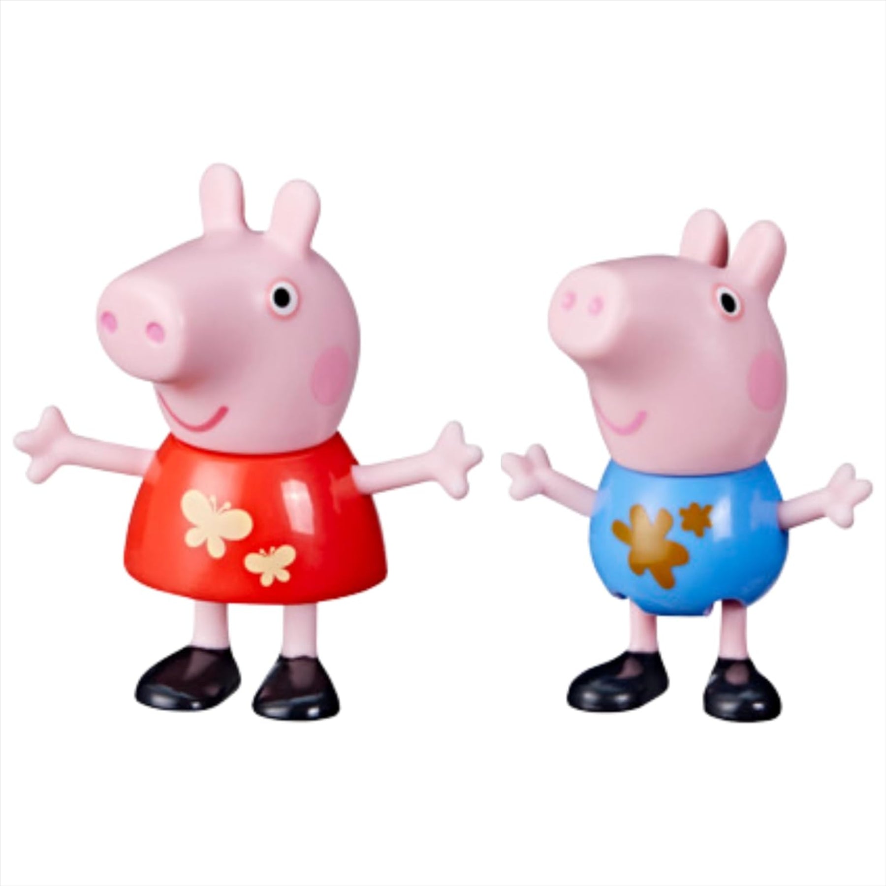 Peppa Pig - 3" 8cm Articulated Blind Box Figure Sets Identified - Peppa Pig & George Pig - Toptoys2u