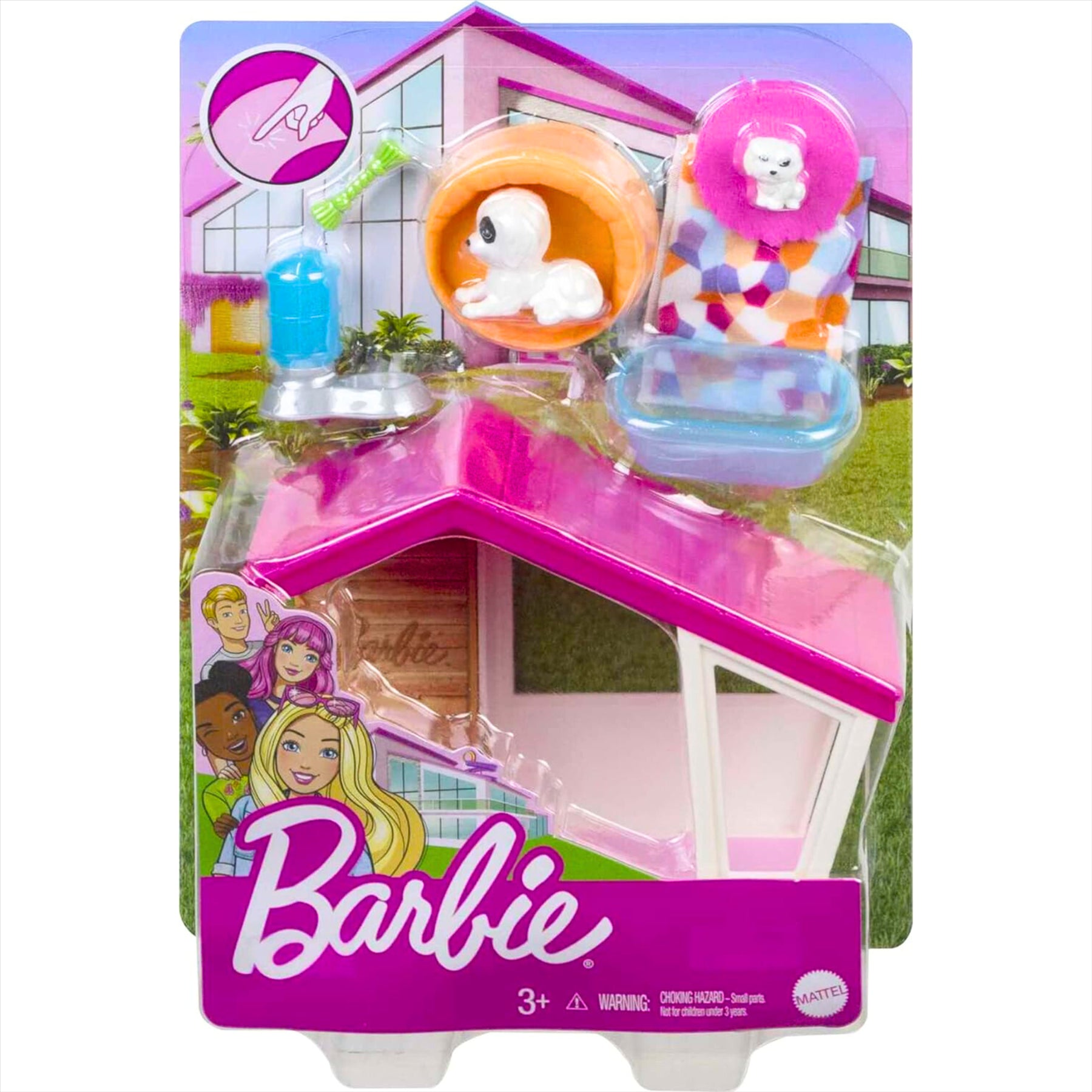 Barbie Ultimate Collectors Playset and Accessory Set - 5 Piece Set Including Kennel and Dog Figures