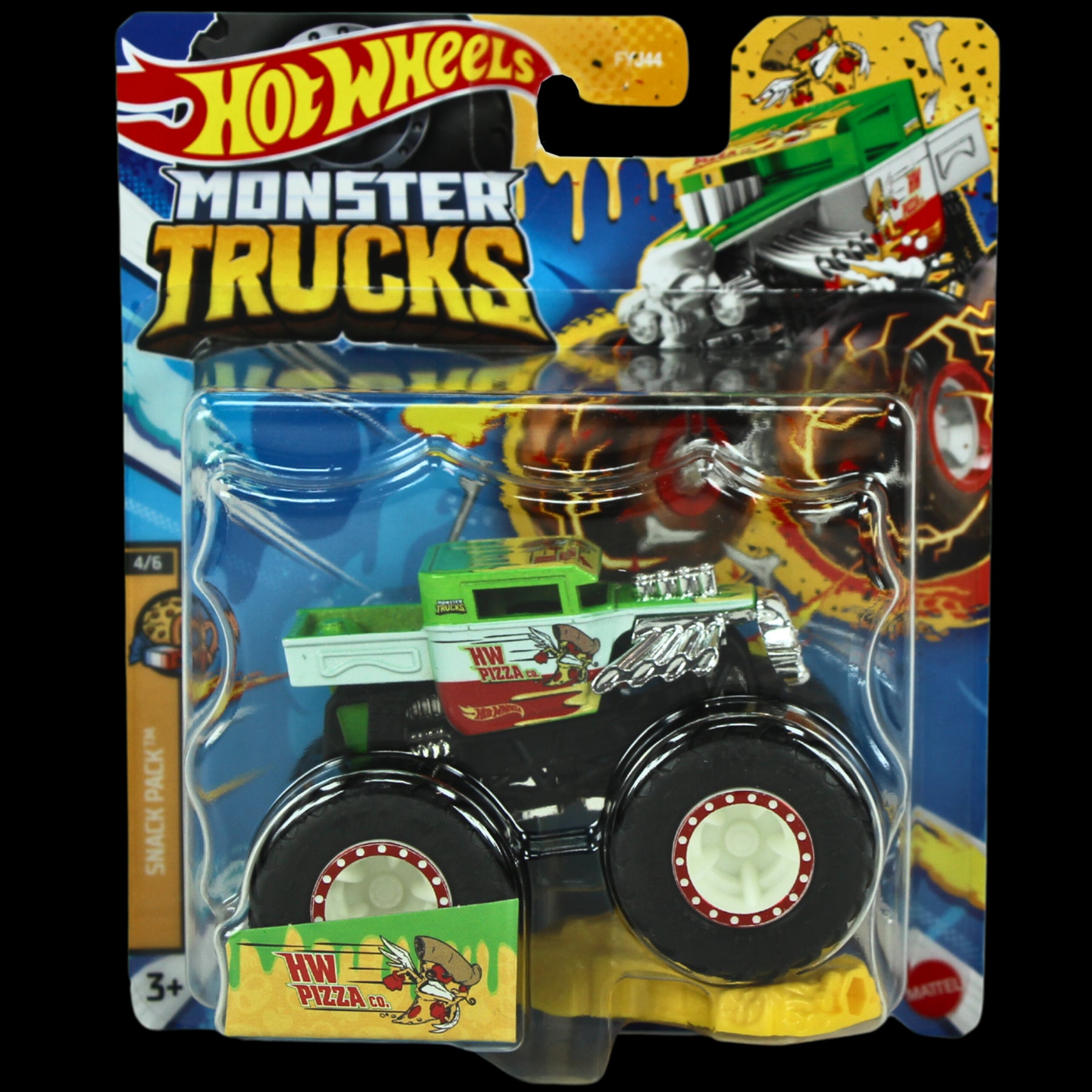 Hot Wheels Monster Trucks - 1:64 Scale Diecast - DragBus & HW Pizza Co - Twin Pack - Toptoys2u