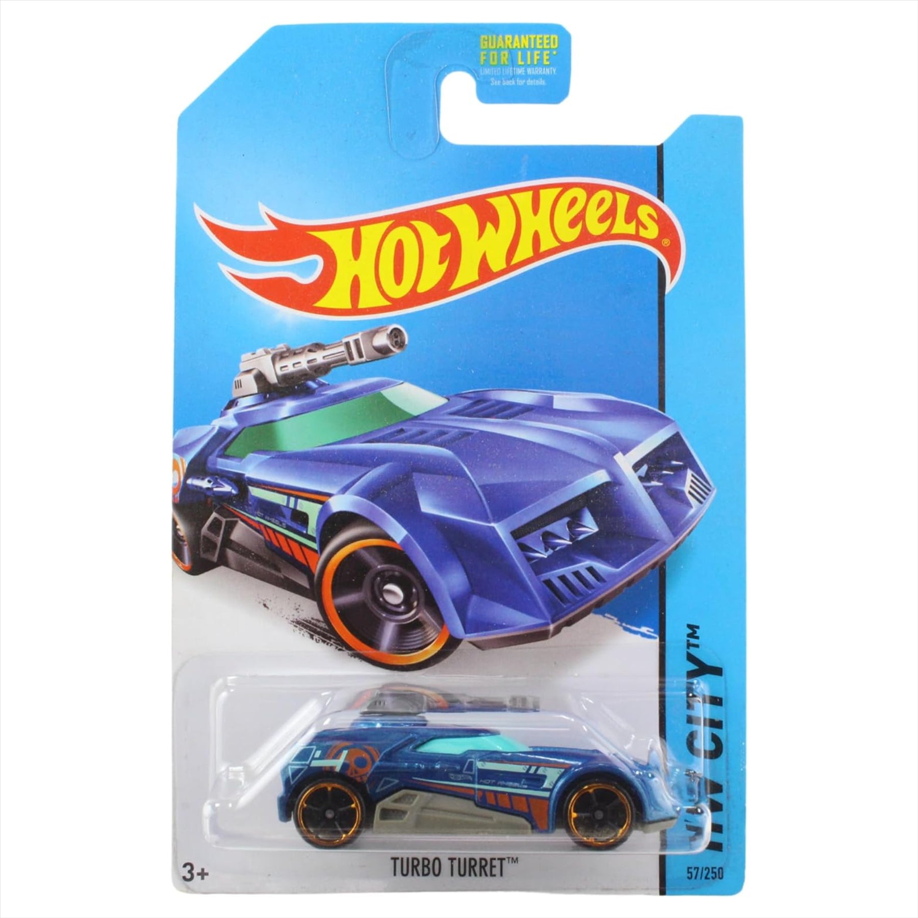 Hot Wheels City Series - Turbo Turret 1:64-Scale Die-Cast Toy Vehicle - Toptoys2u