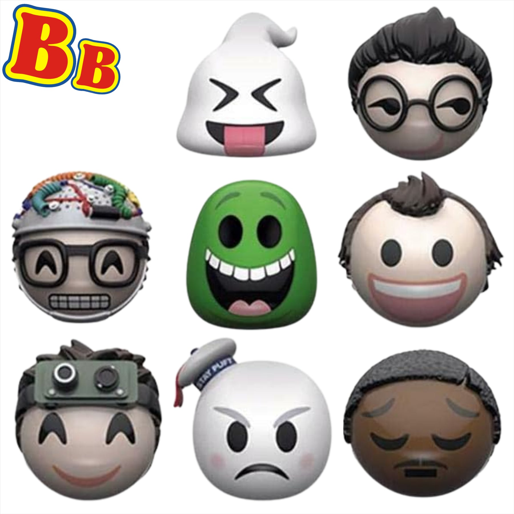 Ghostbusters - FunkoMyMoji Identified 4cm Collectible & Highly Detailed Figure Heads - Set 2 8-Pack - Toptoys2u
