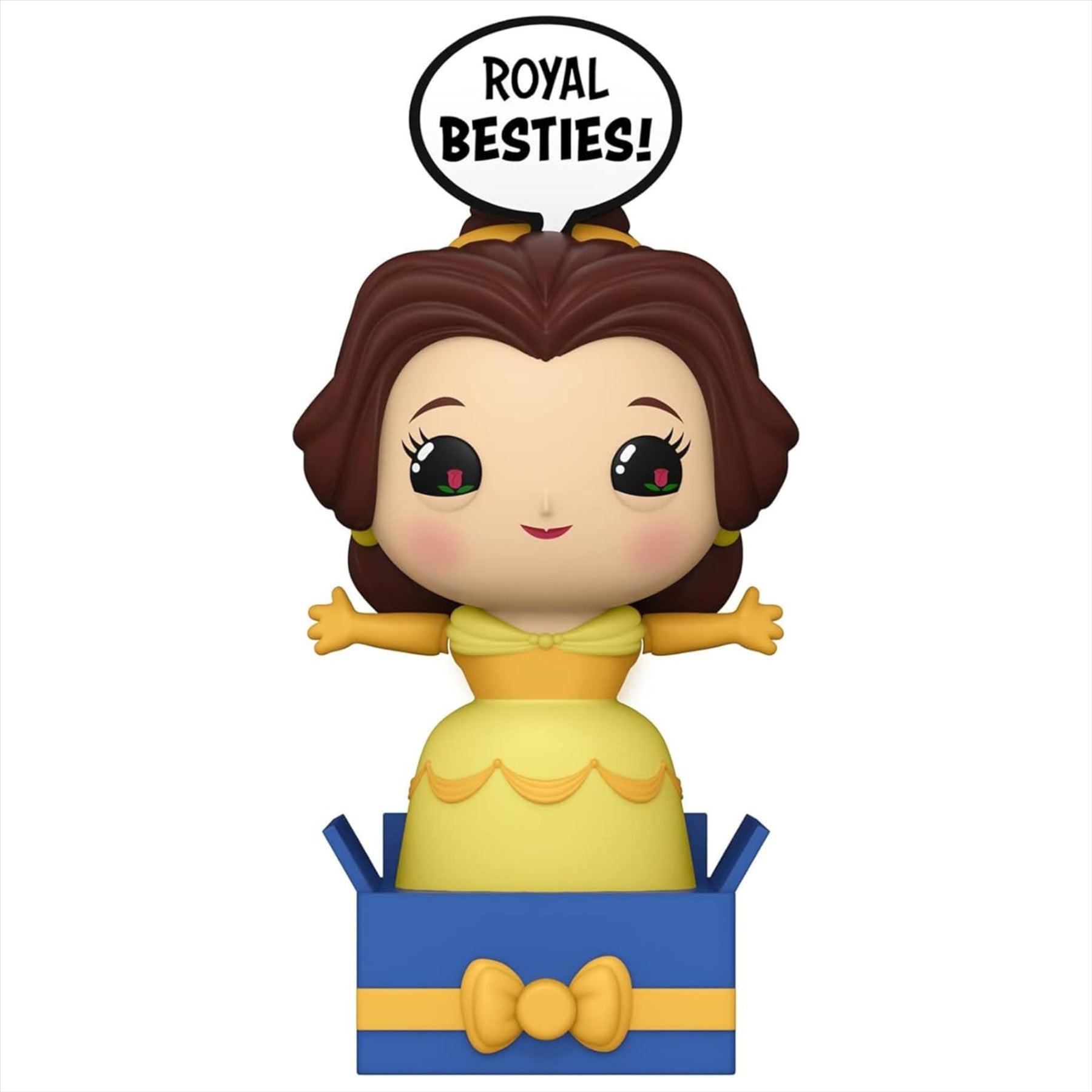 Disney Princess Beauty and the Beast Belle 36cm Super Soft Plush Toy and Funko Popsies Figure - Twin Pack - Toptoys2u