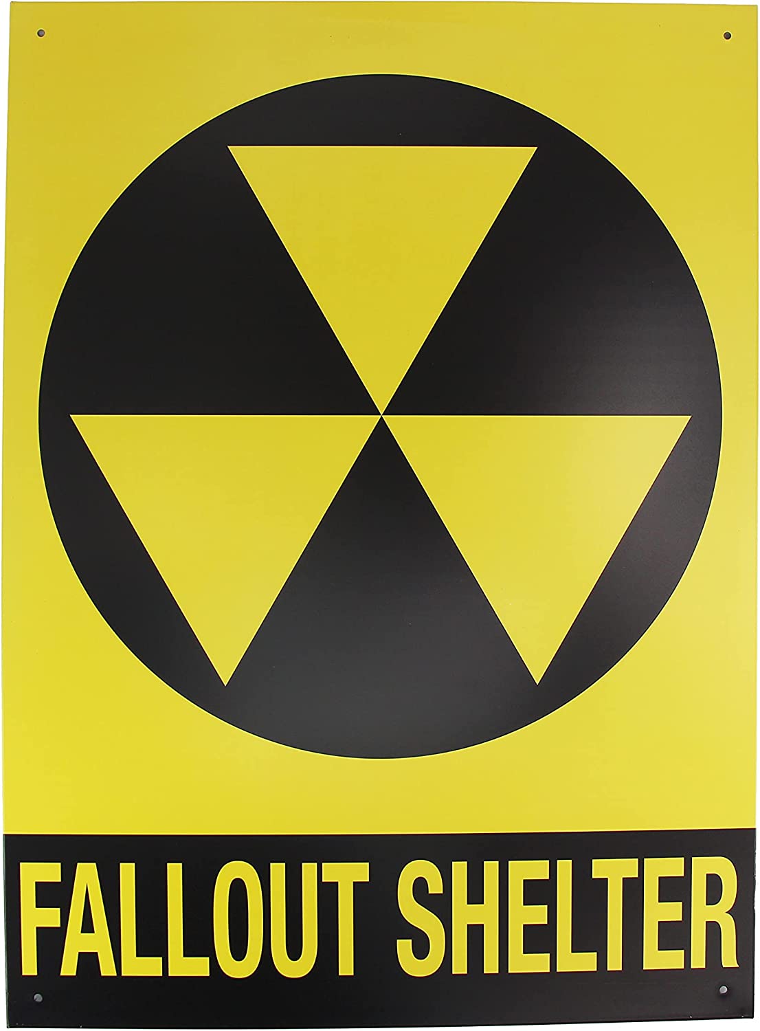 Three Sisters Retro Wall Art Tin Sign Plaque 30cm x 40cm - Fallout Shelter - Toilet WC? - Toptoys2u