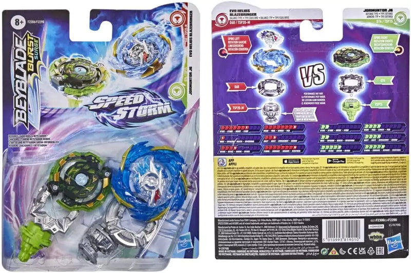 HASBRO Betromoth B6 & World Spryzen S6 Beyblade Burst Surge Dual