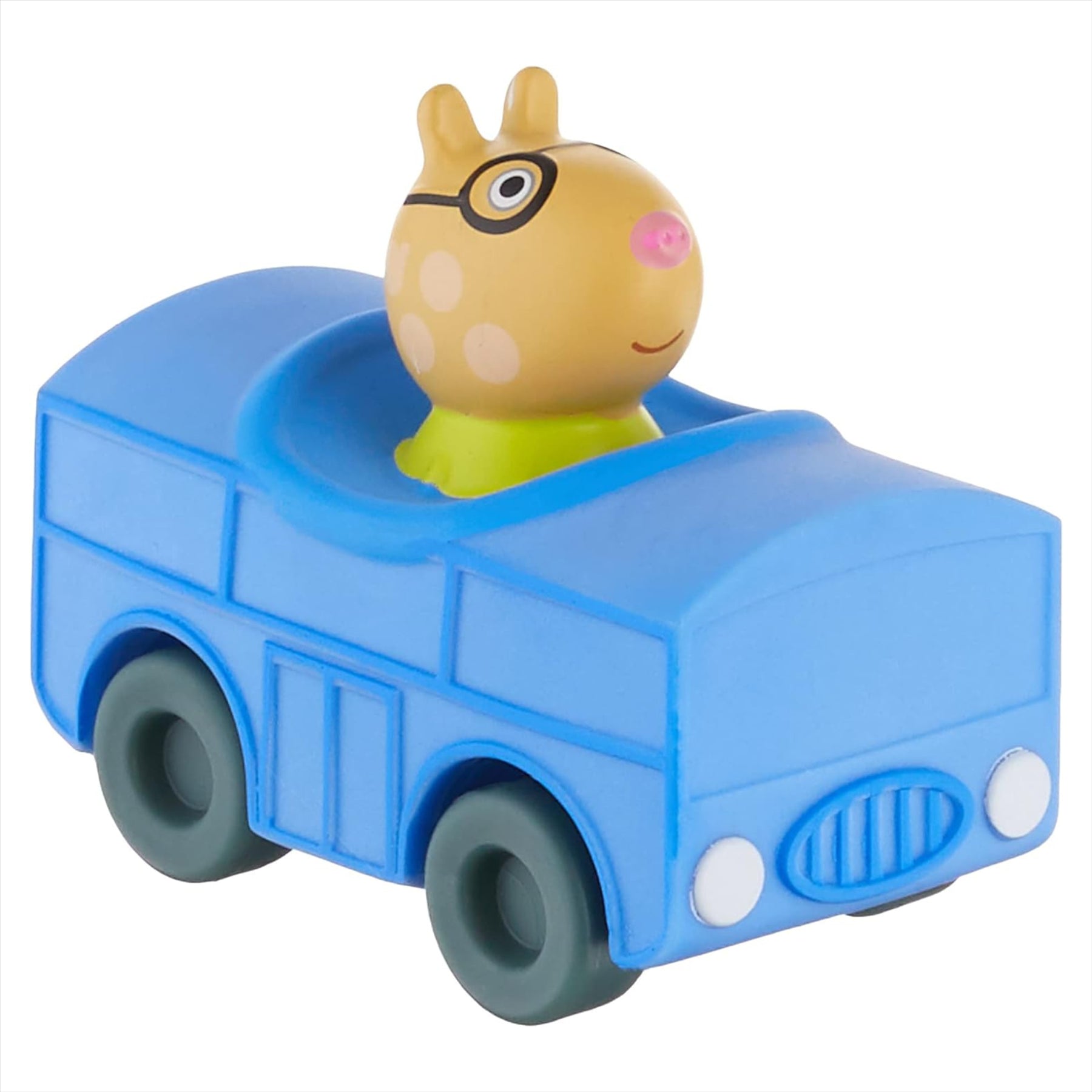 Peppa Pig Little Buggies - Pedro Pony Figure In Blue Car Toy Vehicle - Toptoys2u
