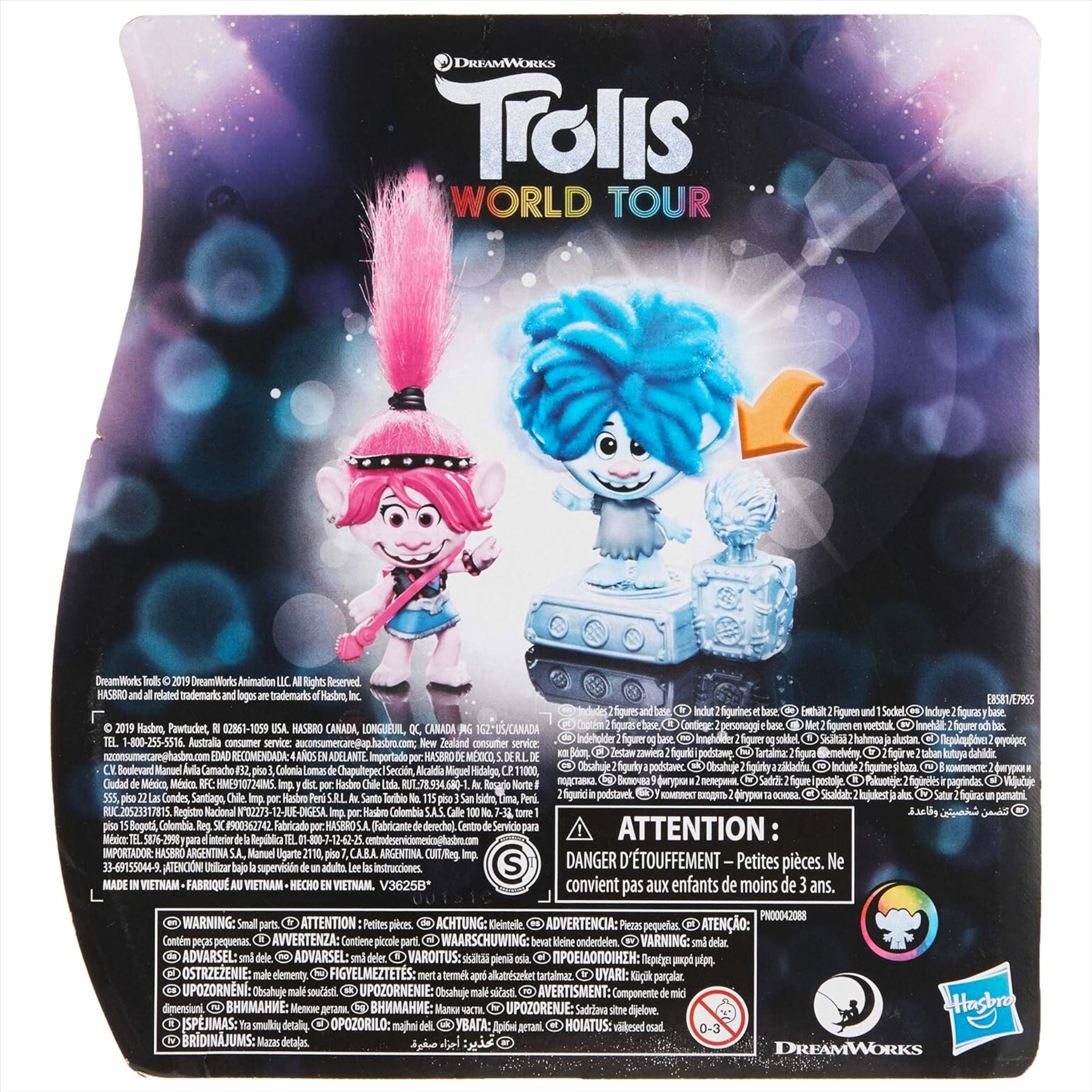 Trolls World Tour Rock City Bobble Miniature Toy Figure Playset with Accessories - Toptoys2u