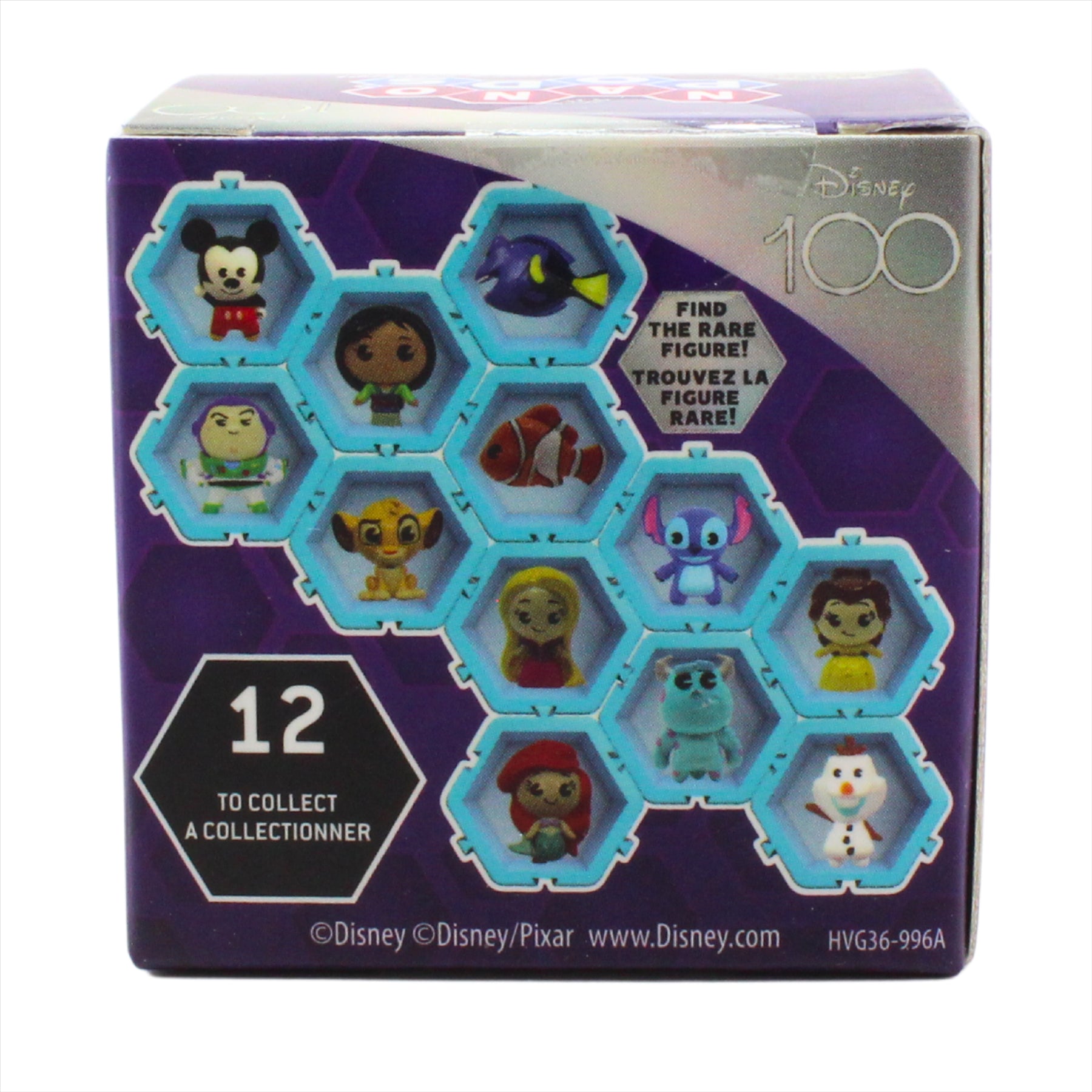 Nano Pods Disney Collect and Connect 4.5cm Identified Miniature Toy Figures - Full Set of All 12 - Toptoys2u