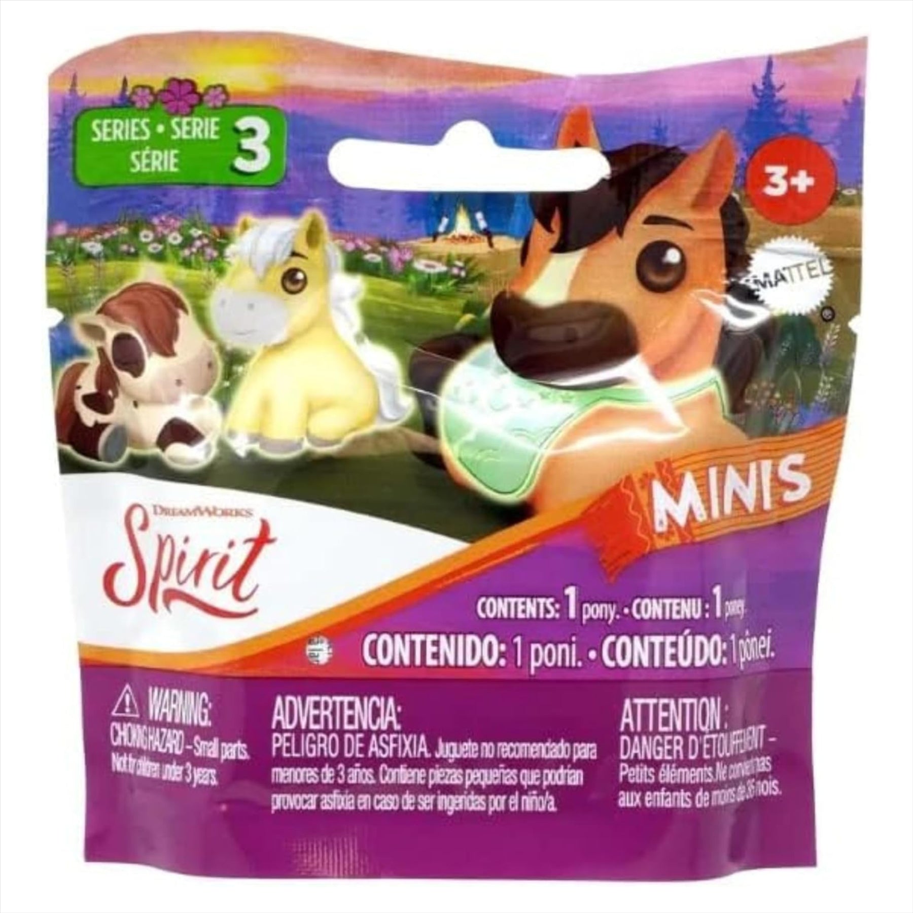 Spirit Untamed Minis - Precious Ponies Series 3 Blind Bag Party Favours - Guaranteed no Duplicates - Complete Set of All 10 Figures - Toptoys2u