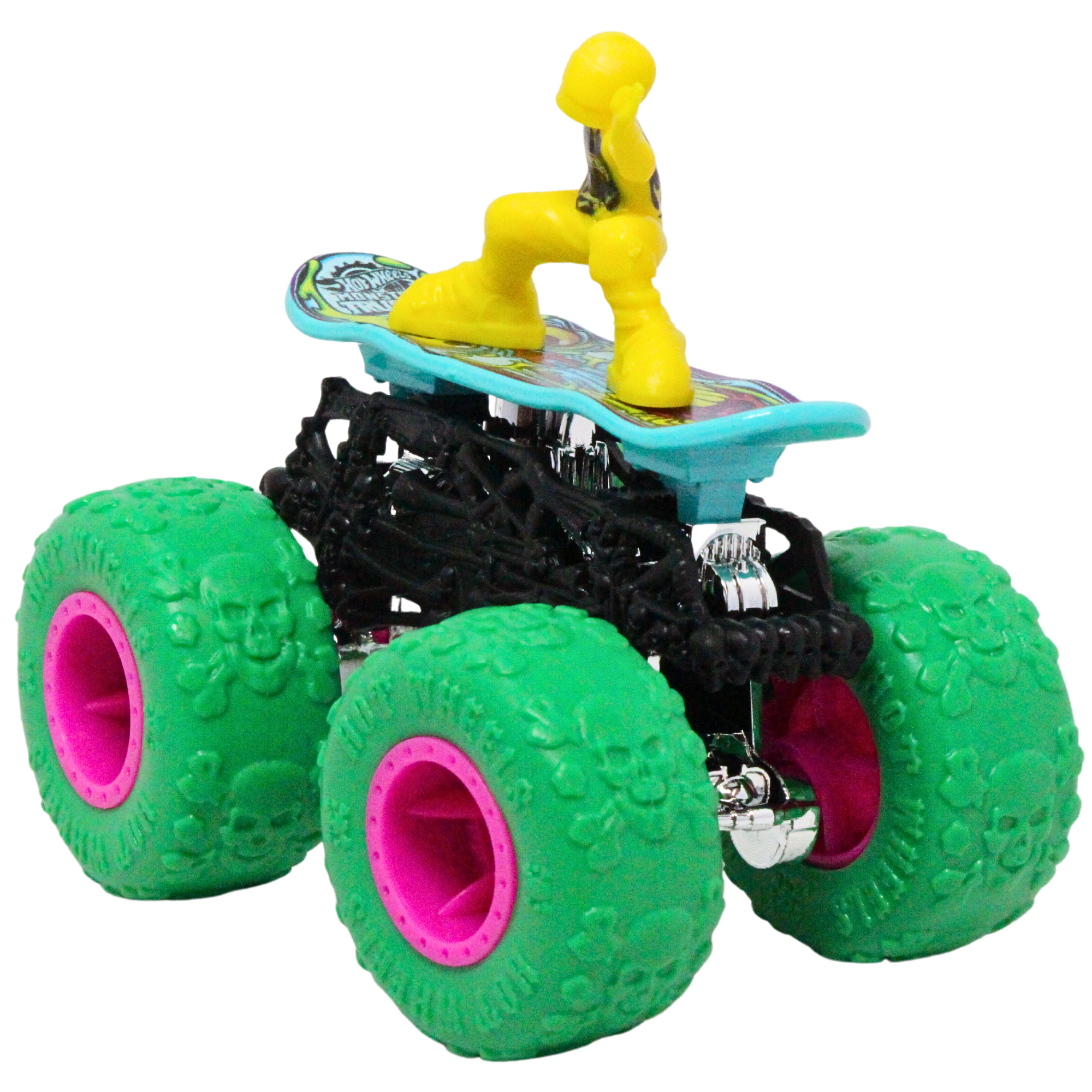 Hot Wheels Monster Trucks Freestyle Wreckers - Board To Be Wild 1:64 Diecast 7/11 - Toptoys2u