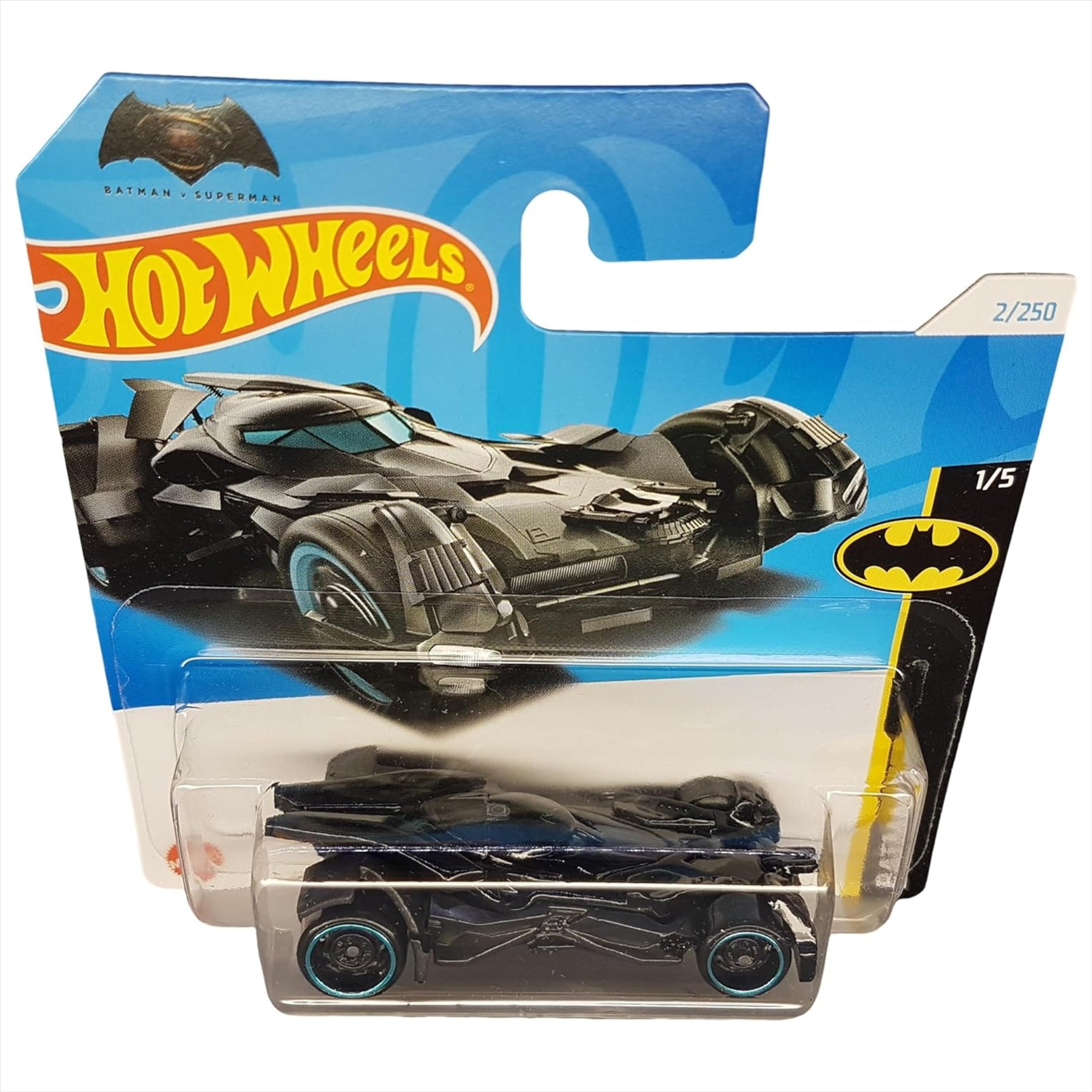 Hot Wheels DC Universe Batman vs Superman Batmobile 1:64 Scale Diecast Model Car 1/5 - Toptoys2u