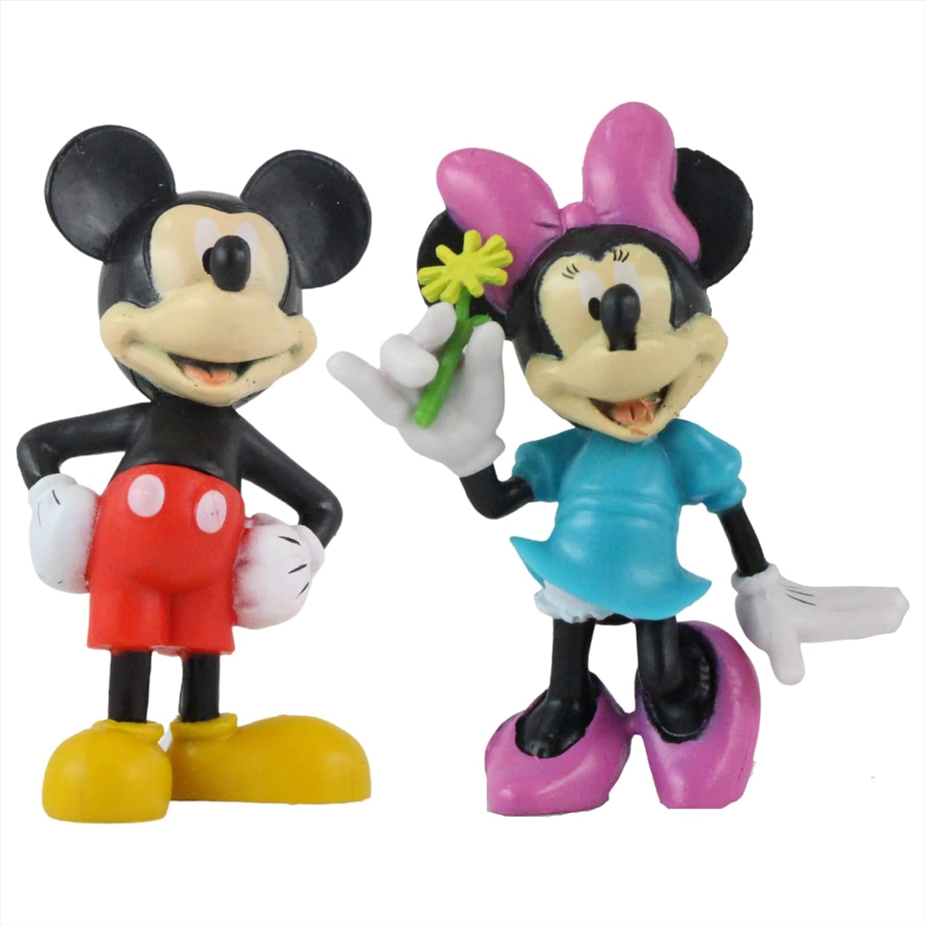 Mickey Mouse and Friends 3D Figures - Highly Detailed Collectible Miniature Figures Perfect for Cake Toppers - Set of 12 - Toptoys2u