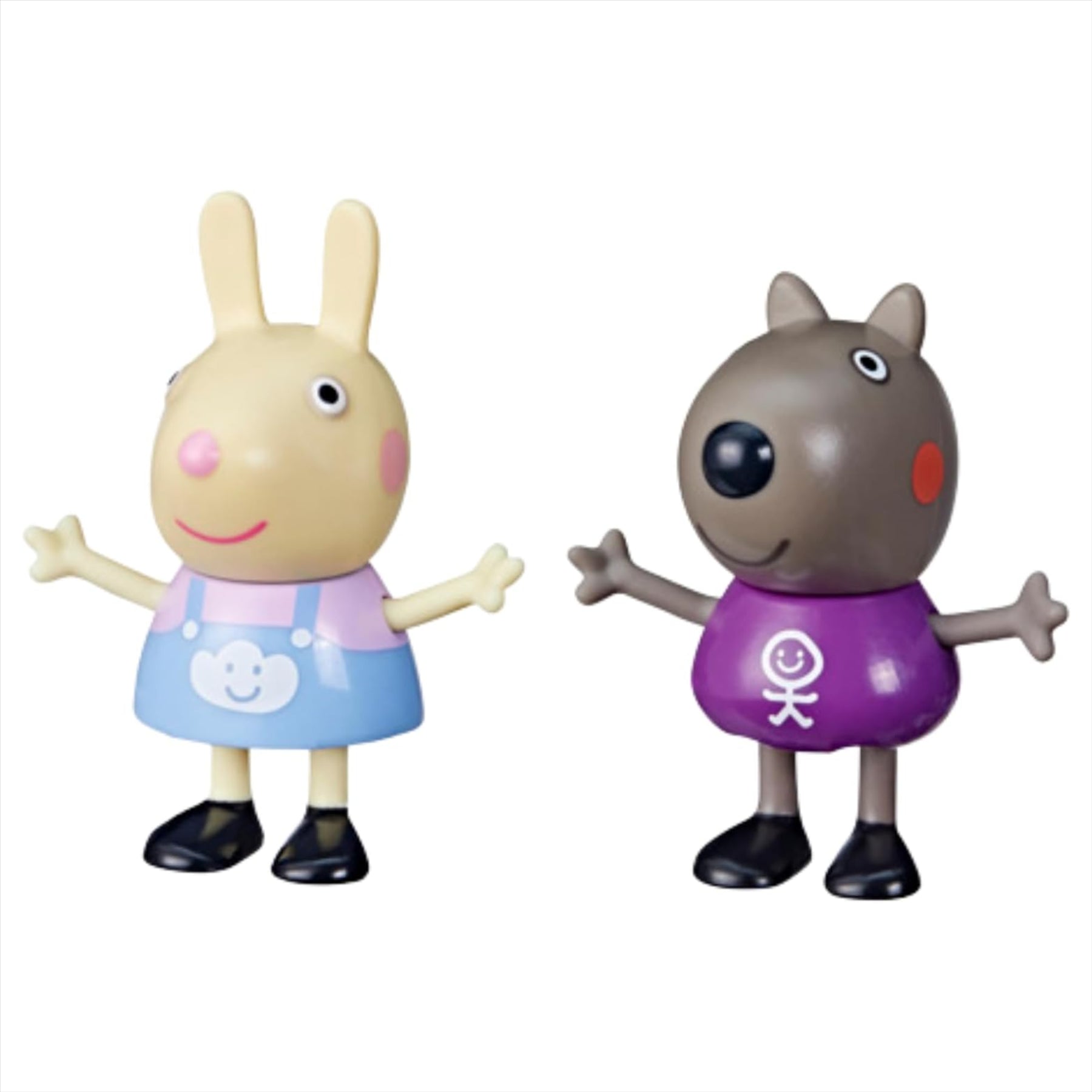Peppa Pig - 3" 8cm Articulated Blind Box Figure Sets Identified - Rebecca Rabbit & Danny Dog - Toptoys2u