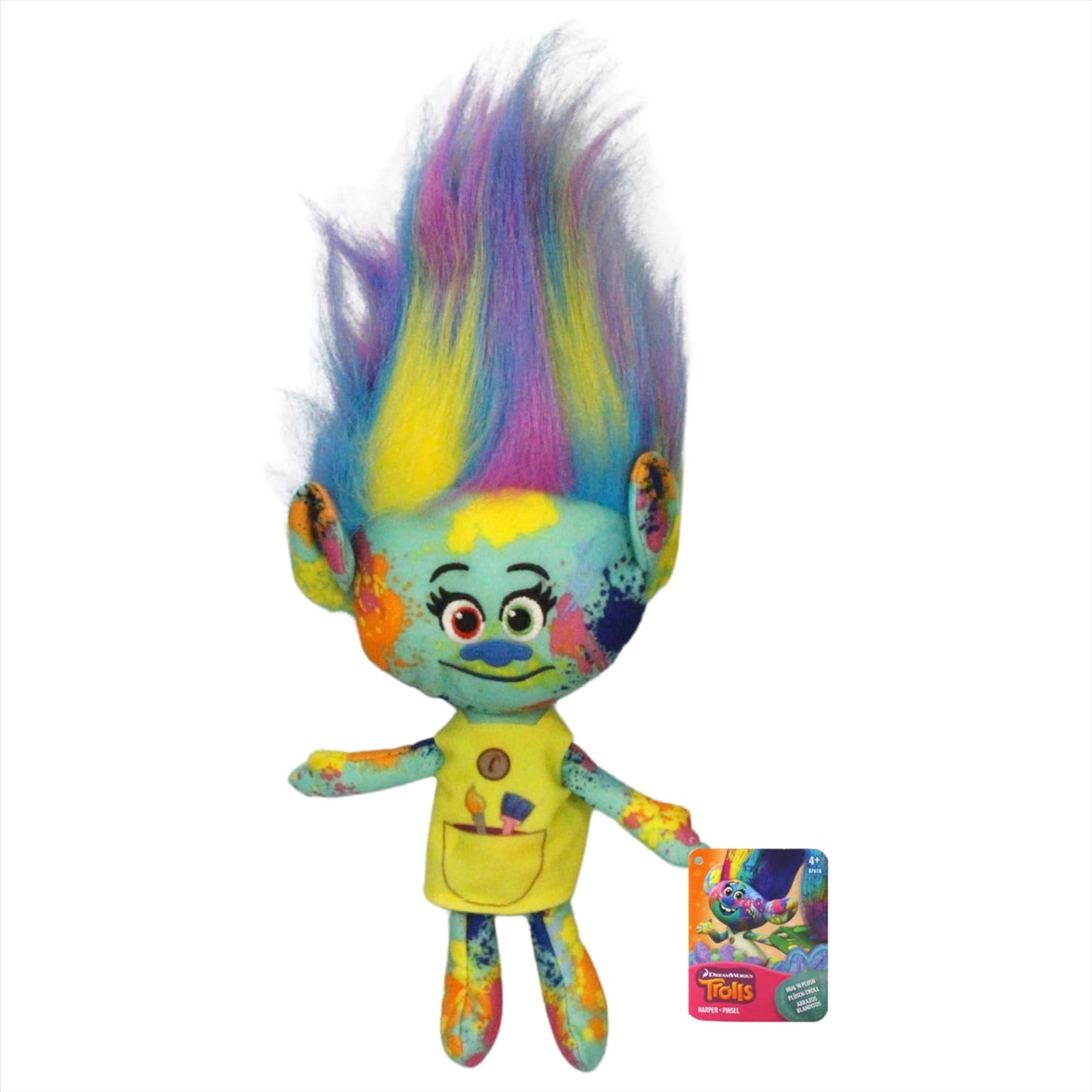 Trolls Soft Plush Toy 11" 28cm Twin Packs - Guy Diamond & Harper - Toptoys2u