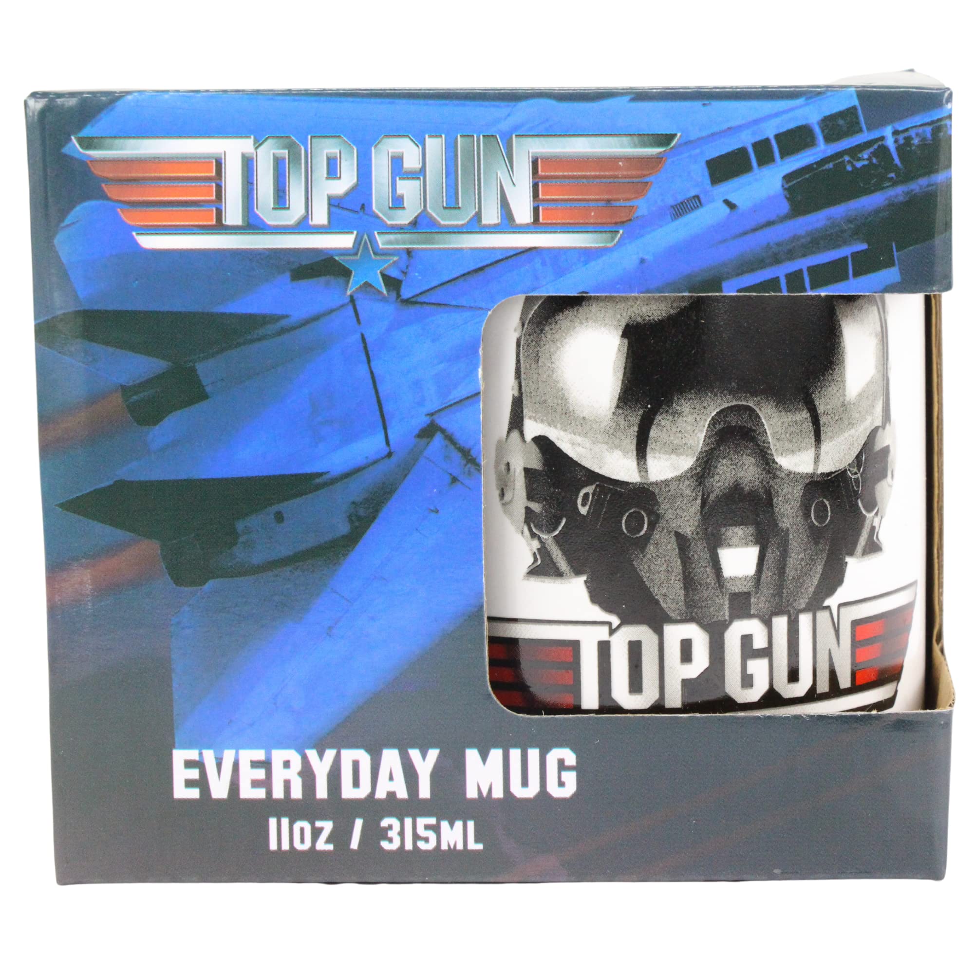 Top Gun Maverick Mug Twin Pack - 315ml Iceman Helmet & New Recruit - Toptoys2u