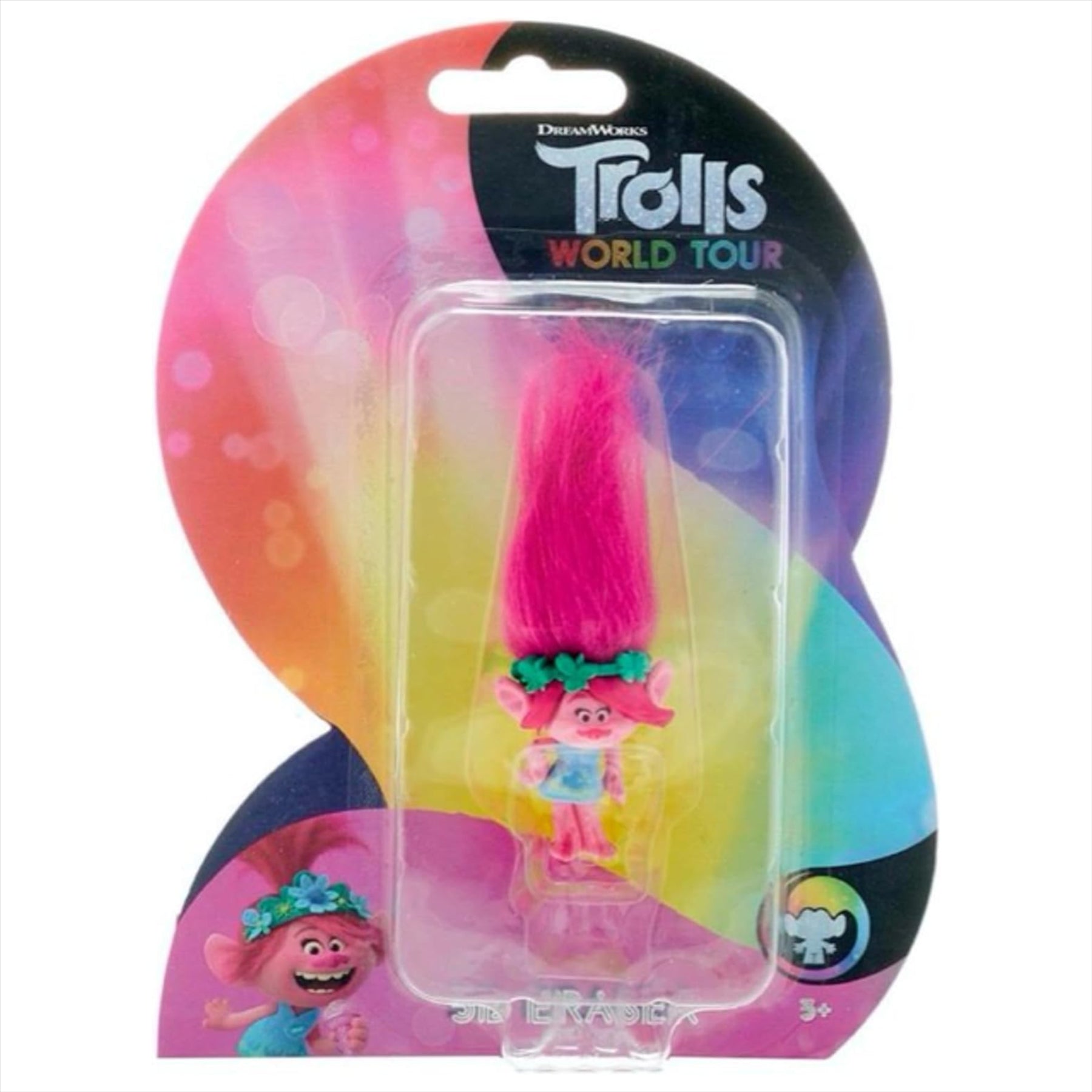 Trolls 3D Rubber Eraser Stationery Set Pack of 3 - Poppy, Branch, and Guy Diamond - Toptoys2u