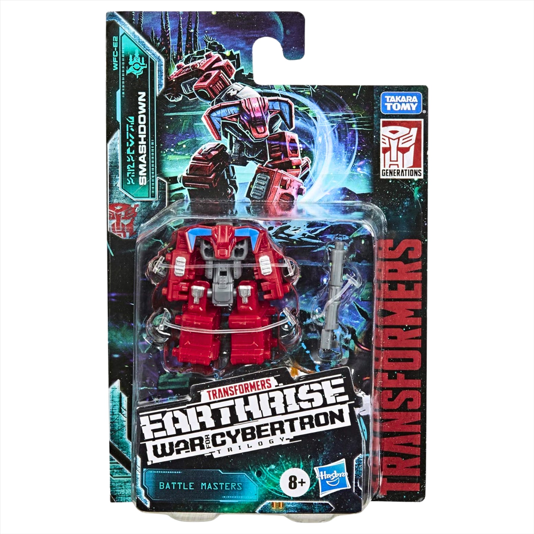 Transformers Earthrise War for Cybertron Smashdown 5cm Articulated Action Figure Toy with Accessory - Toptoys2u