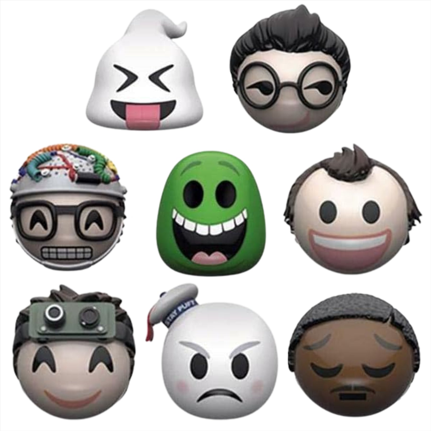 Ghostbusters - FunkoMyMoji Identified 4cm Collectible & Highly Detailed Figure Heads - Set 2 8-Pack - Toptoys2u