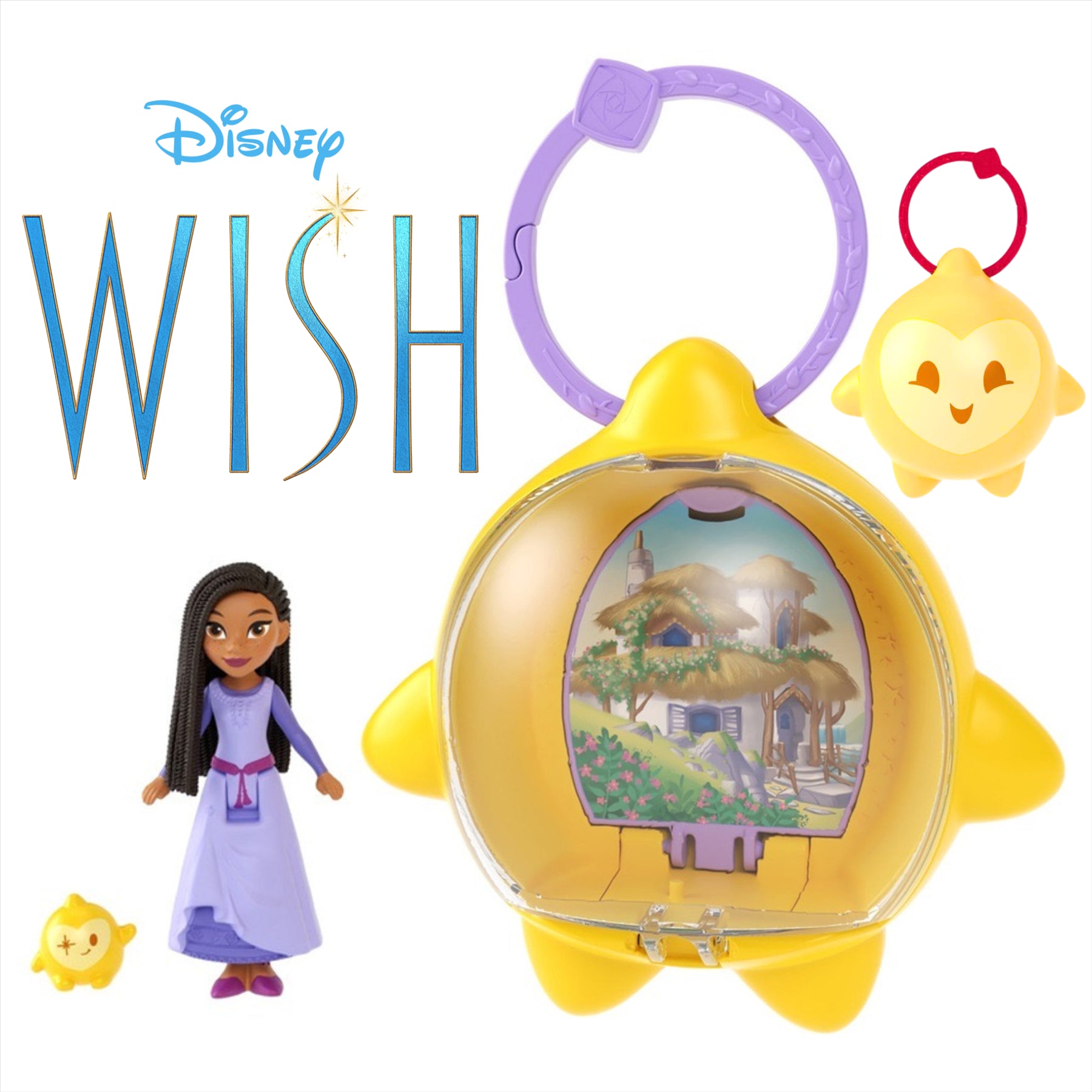 Disney Wish Star Reveal Articulated Mini Figure Character Capsule with Accessories - Toptoys2u