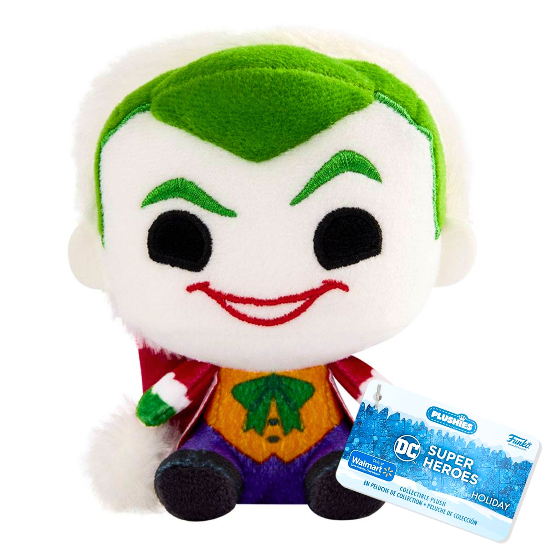 Funko POP! Plushies DC Super Heroes Holiday 18cm Collectible Plush Toys - Set of All 4 - Batman, The Flash, The Joker, and Harley Quinn - Toptoys2u