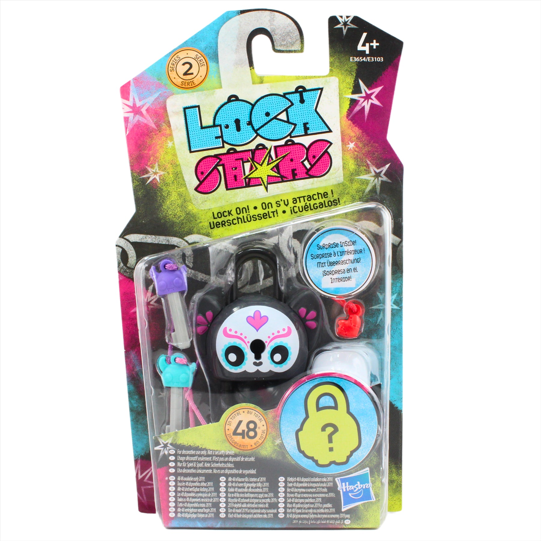 Lock Stars Series 2 Sugar Skull Cat Collectible Miniature 7cm Toy Figure Lock-On Clip with Accessories - Toptoys2u