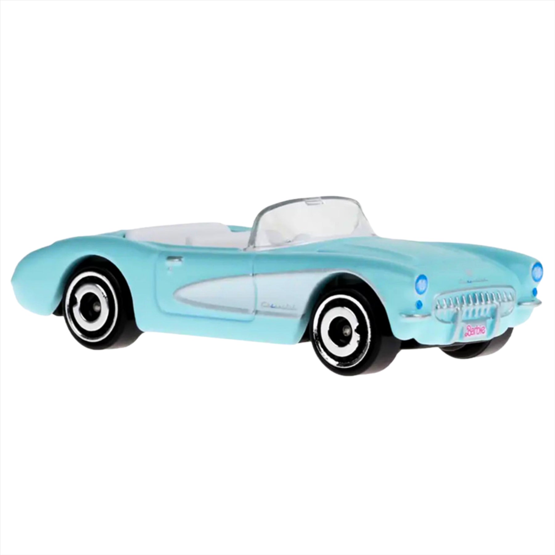 Hot Wheels HW Screen Time Barbie 1956 Corvette 1:64 Scale Diecast Model Car 9/10