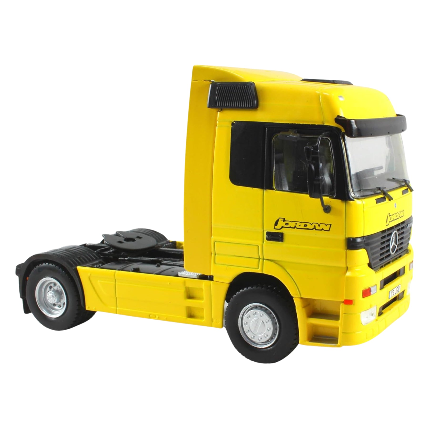 F1 Formula 1 - Centauria 1:43 Scale Large Diecast Articulated HGV Lorry & Trailer - Jordan Mercedes Actros Official Team Transport - 36cm in Length - Toptoys2u