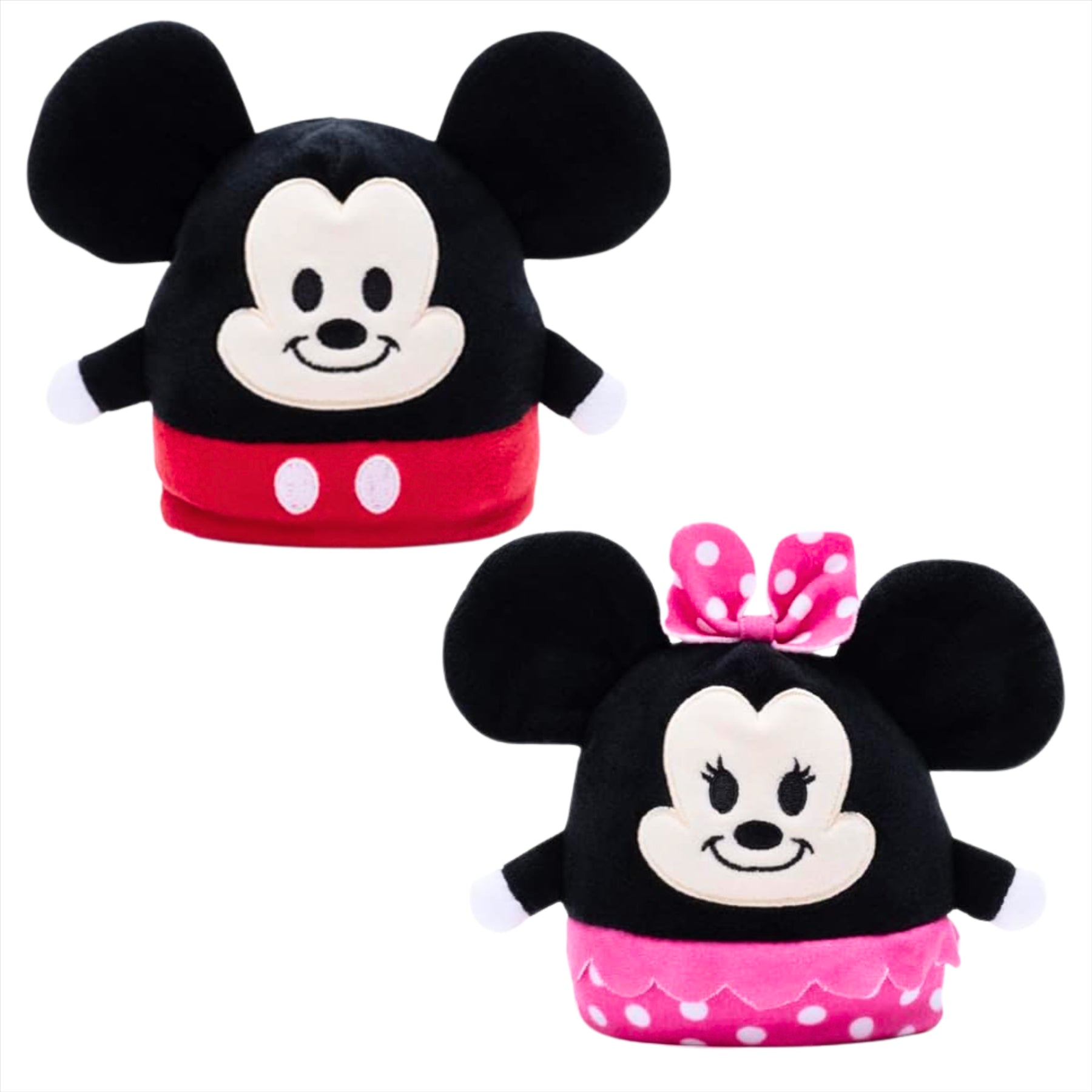 Disney Mickey and Minnie Mouse 10cm Reversible Super Soft Plush Toy - Toptoys2u