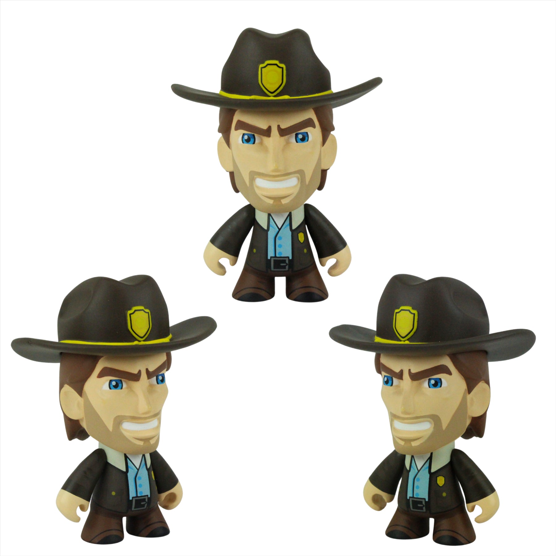 Skybound Minis Series 1 - Rick Grimes 3" 8cm Articulated Collectible Figure - Toptoys2u