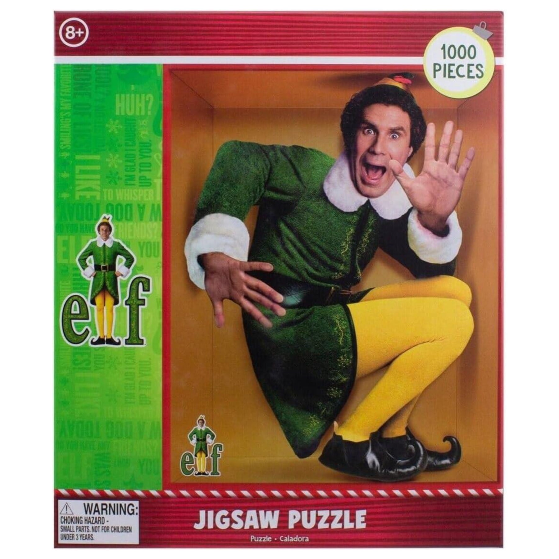 Elf - Buddy in a Box Will Ferrell - 1000 Piece Jigsaw Puzzle - Toptoys2u
