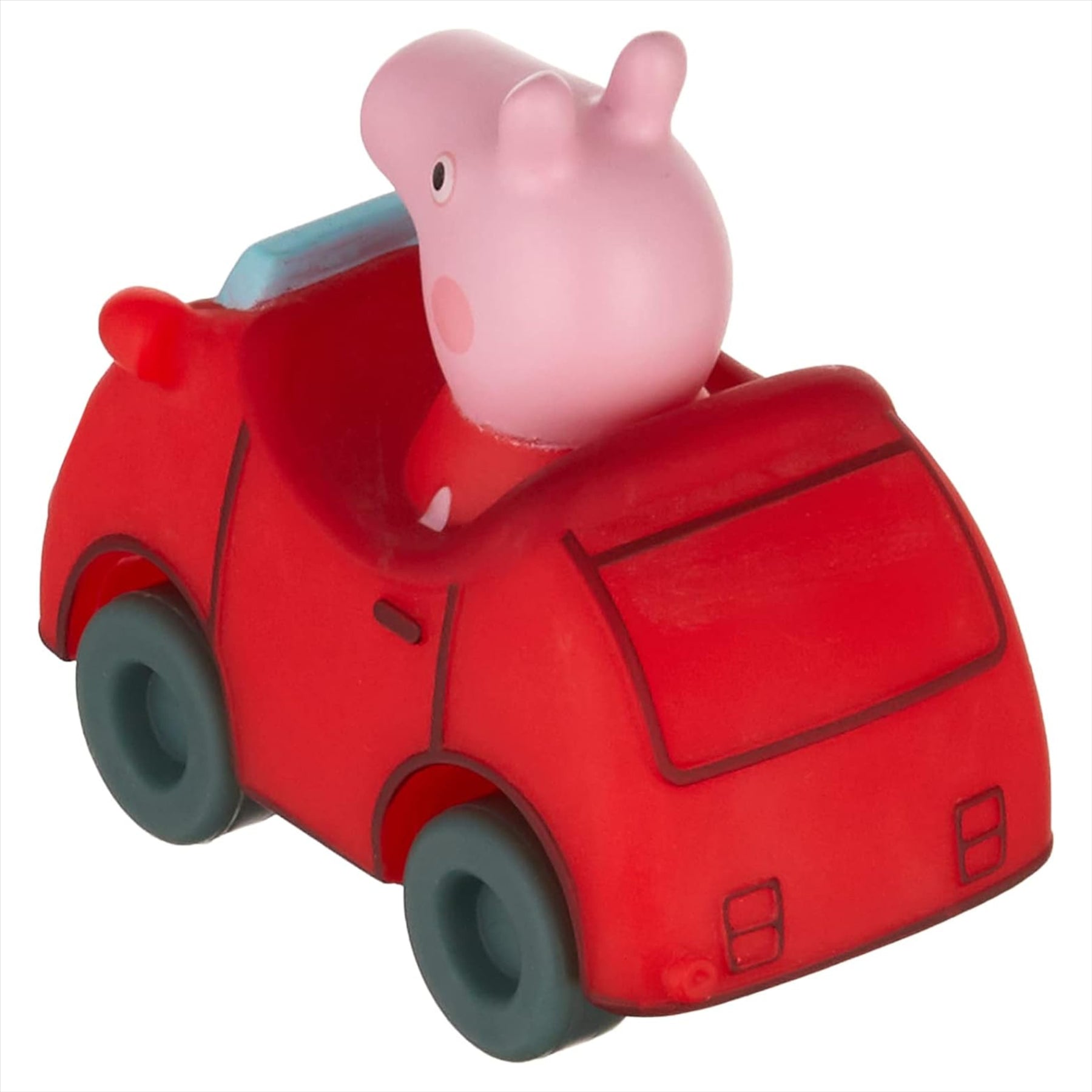 Peppa Pig Little Buggies - Peppa Pig Figure in Red Toy Car Vehicle - Toptoys2u