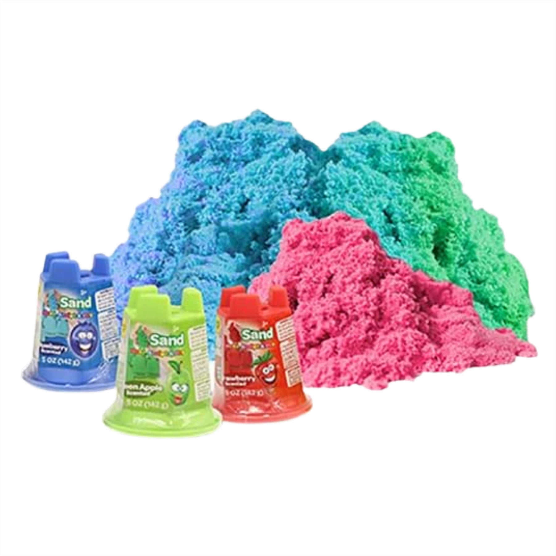 Crayola Silly Scents Unique Fruit Scented Play-Sand Pots - Pack of 3 - Toptoys2u