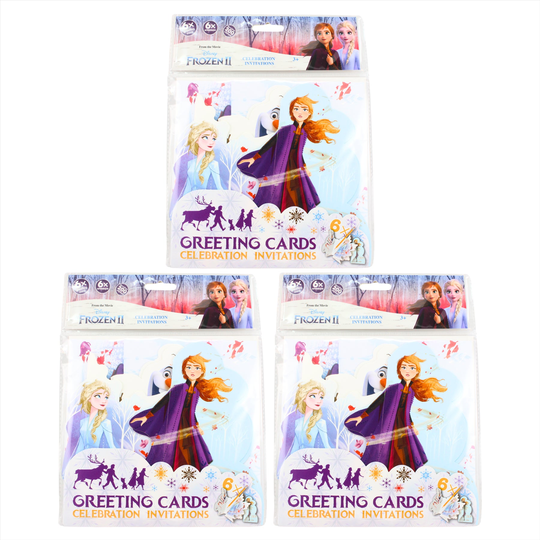 Disney Frozen Partyware Illustrated Cards Set - Invitation Cards Pack of 18 - Toptoys2u