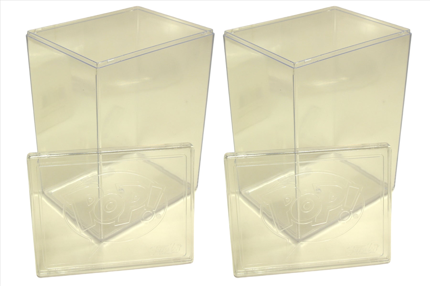 Funko Pop Vinyl Officially Licenced Thick Protective Clear Acrylic Case - Pack of 2 - Toptoys2u