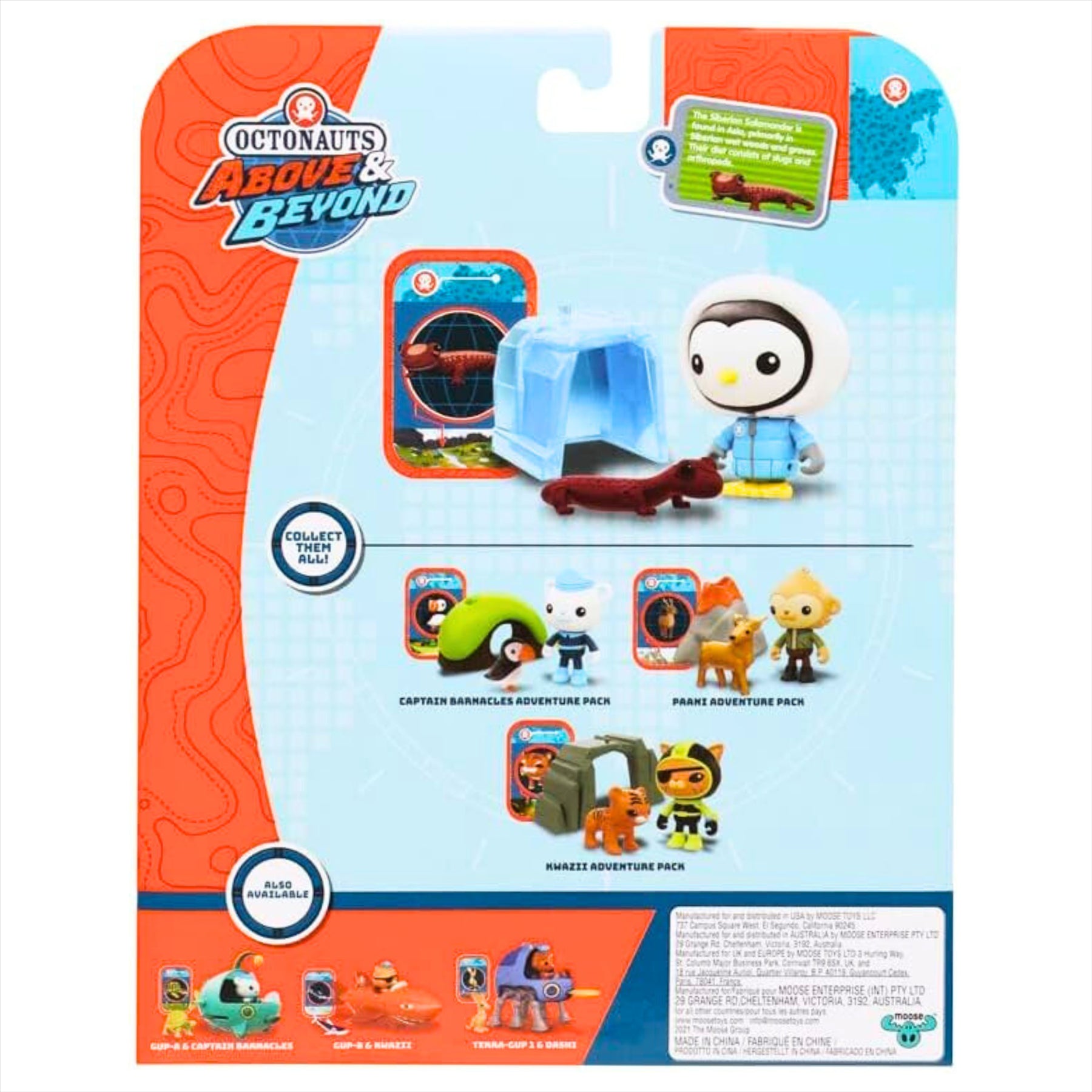 Octonauts Above and Beyond Peso Adventure Pack 6cm Toy Figure Playset with Accessories - Toptoys2u