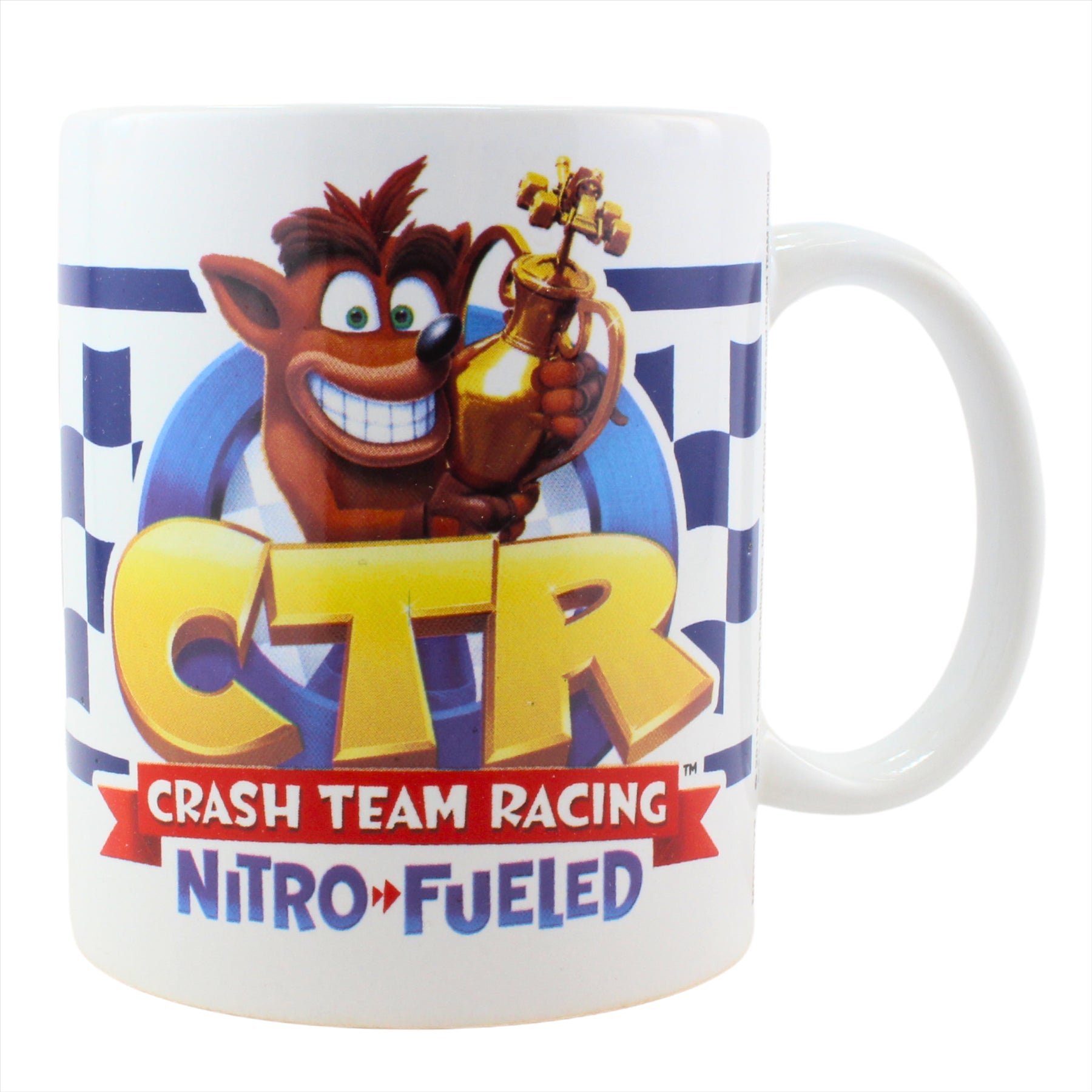 Crash Bandicoot Video Game 315ml Coffee Mug - CTR Nitro Fueled Finish Line - Toptoys2u