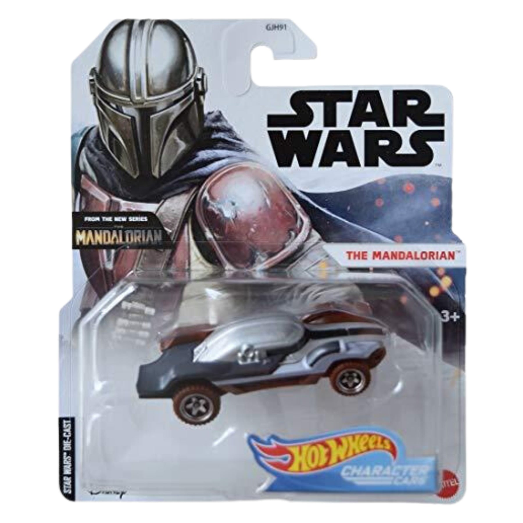Star-Wars The Child Wall Clock, Clone Wars Voice Keychain and Hot Wheels Character Car The Mandalorian - Toptoys2u