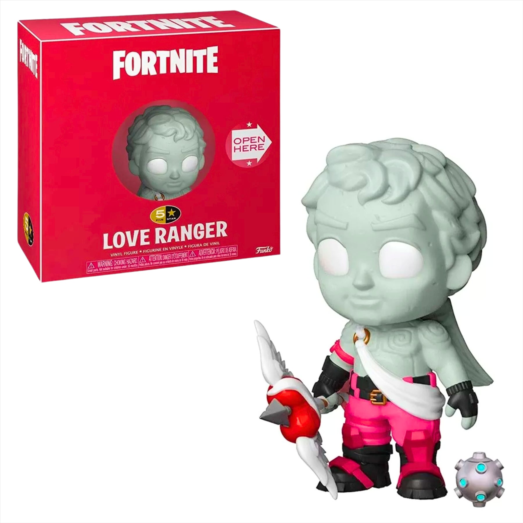 Funko 5 Star Fortnite Moonwalker and Love Ranger 8cm Collectible Toy Figures and Accessories - Twin Pack - Toptoys2u