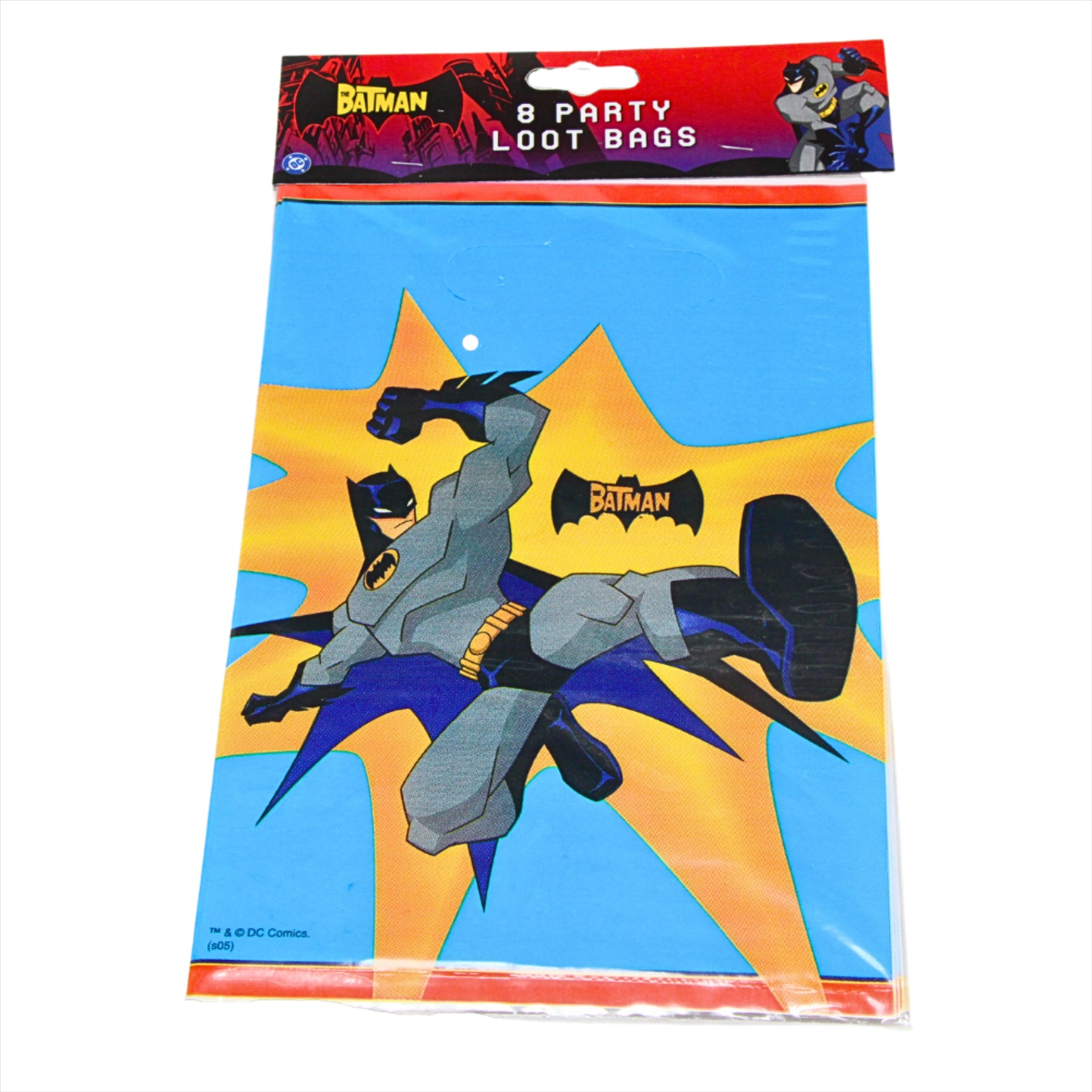 DC Batman Party Set Loot Bags & Table Piece - Twin Pack - Toptoys2u