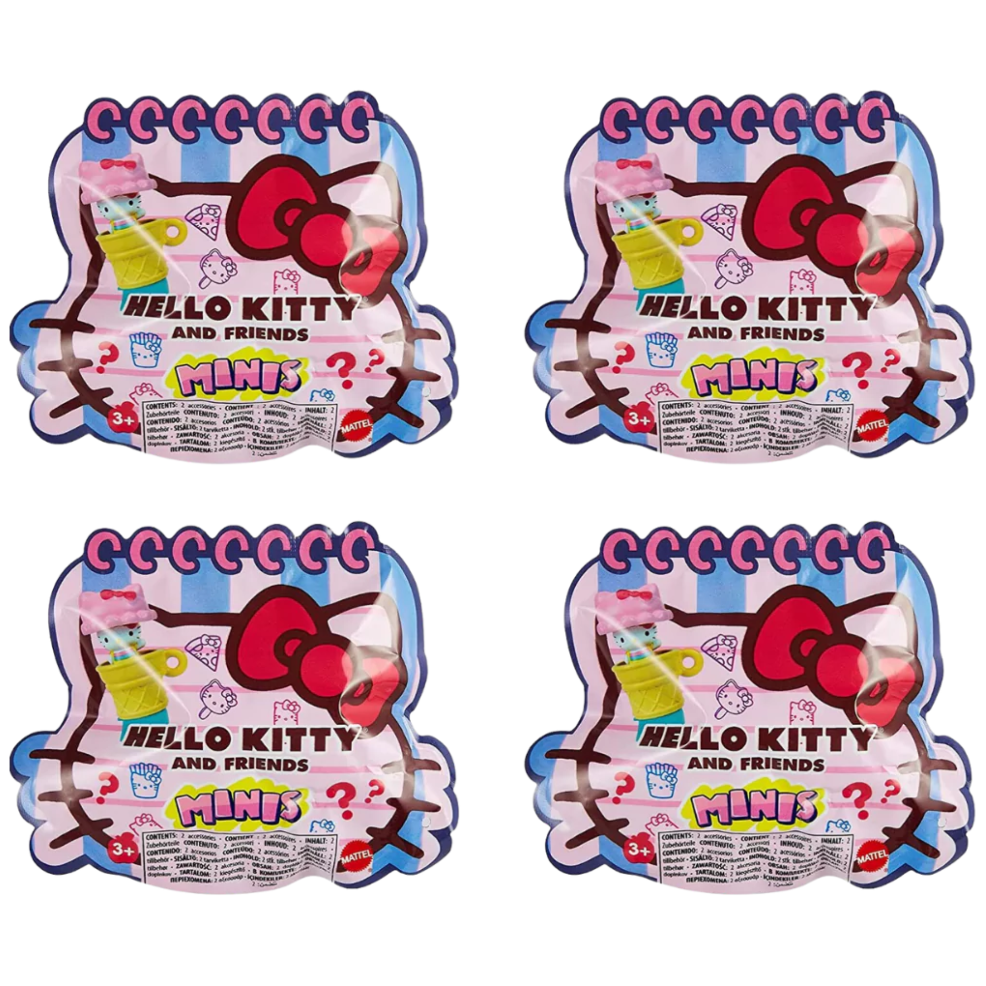 Hello Kitty Sanrio and Friends Surprise Blind Bag Mini Figures - Pack of 10 - Toptoys2u