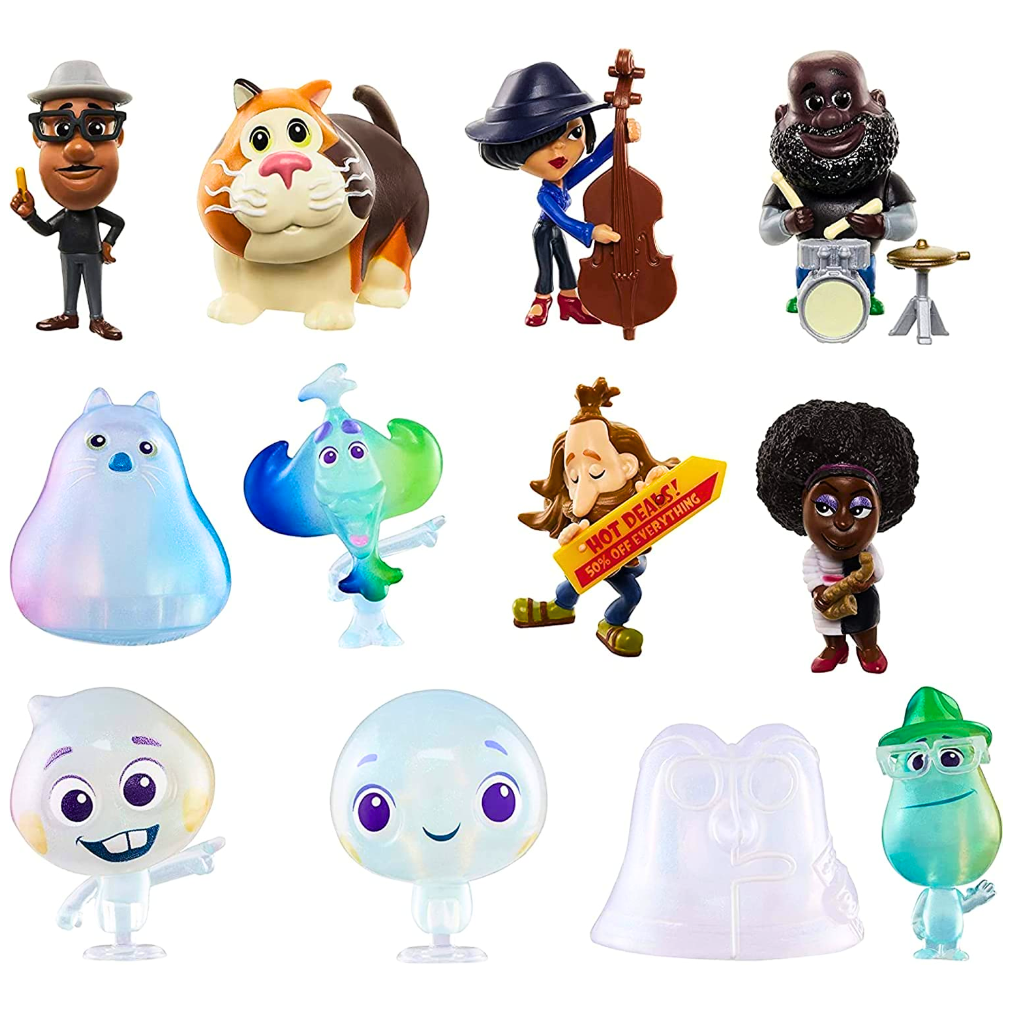 Disney Pixar Soul Collectible 3-5cm Mystery Miniature Toy Figure Blind Bags - Pack of 10